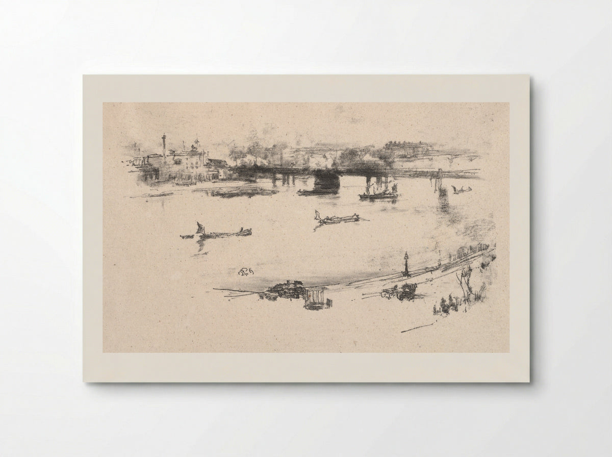 Charing Cross Railway Bridge - James McNeill Whistler - Poster