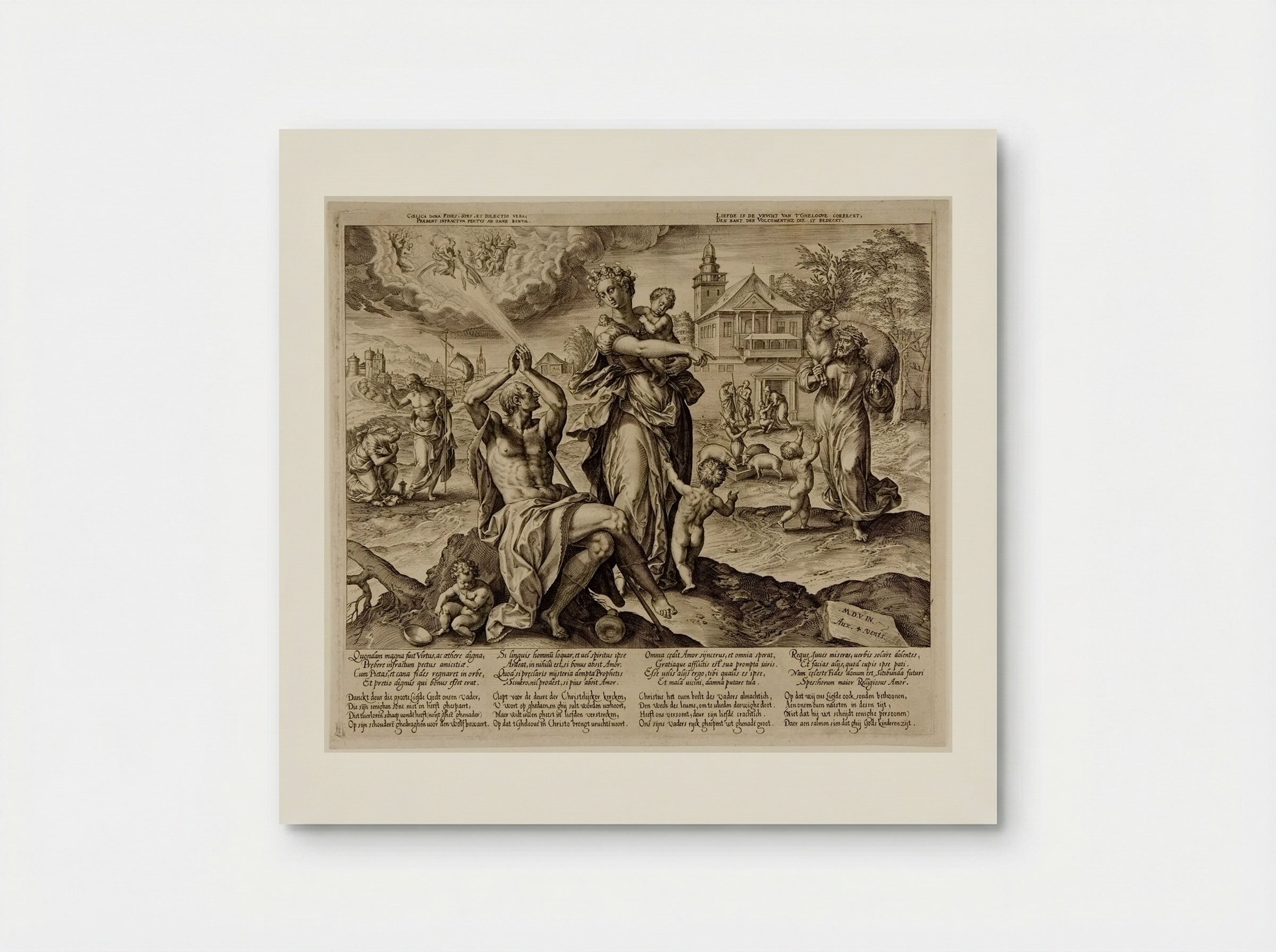 Charity - Hieronymus Wierix - Poster
