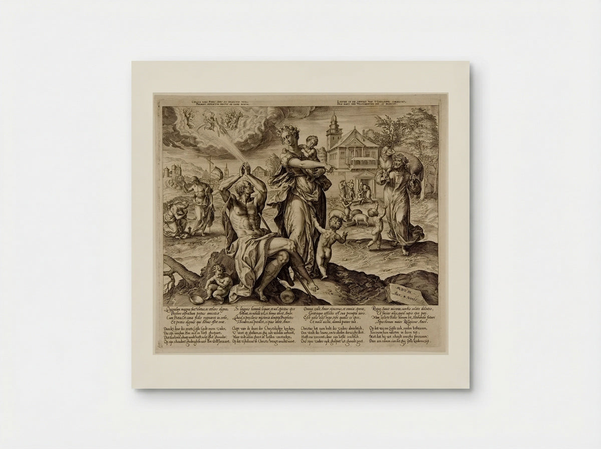 Charity - Hieronymus Wierix - Poster