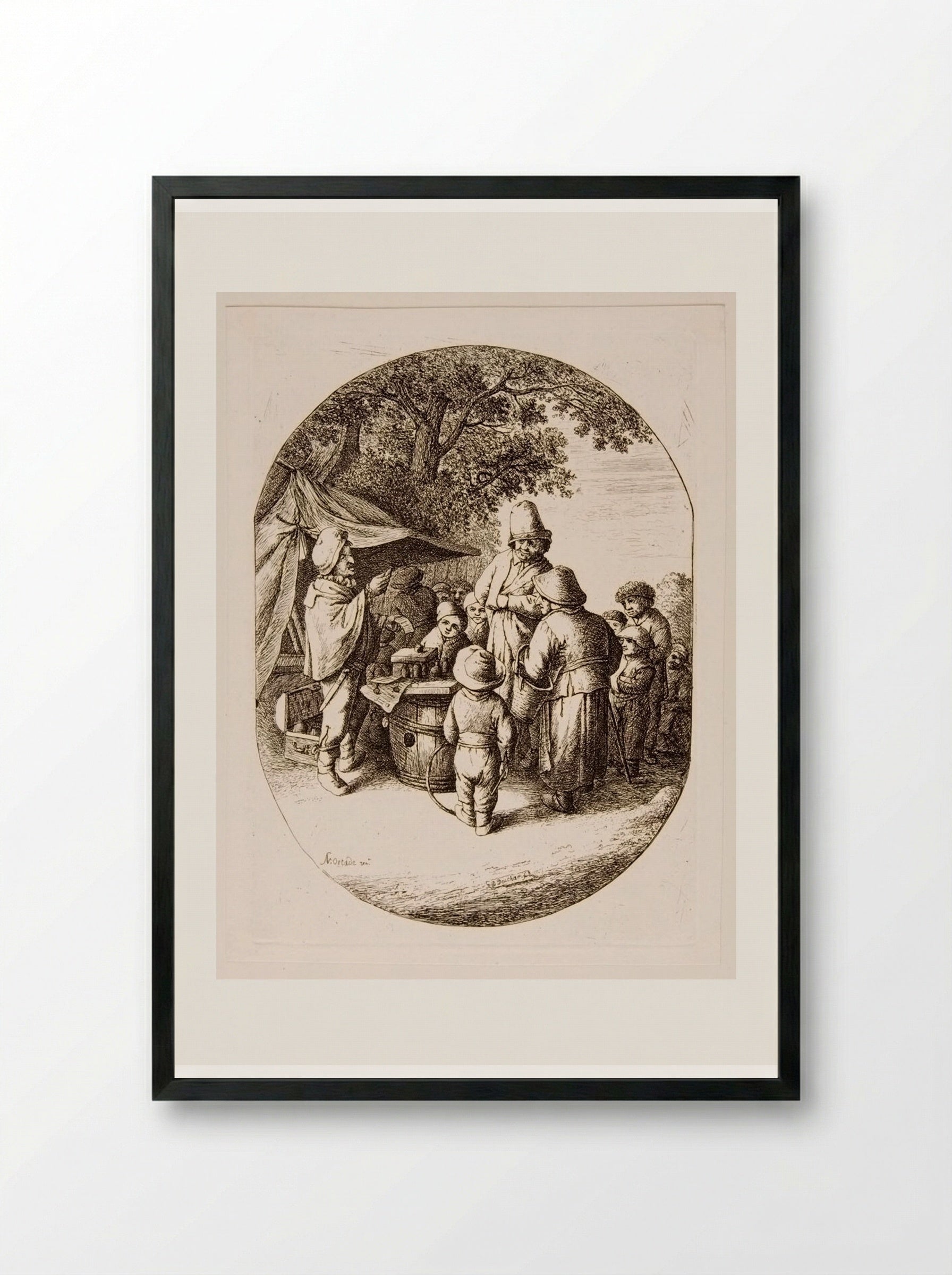 Charlatan - David Deuchar - Framed Print Black