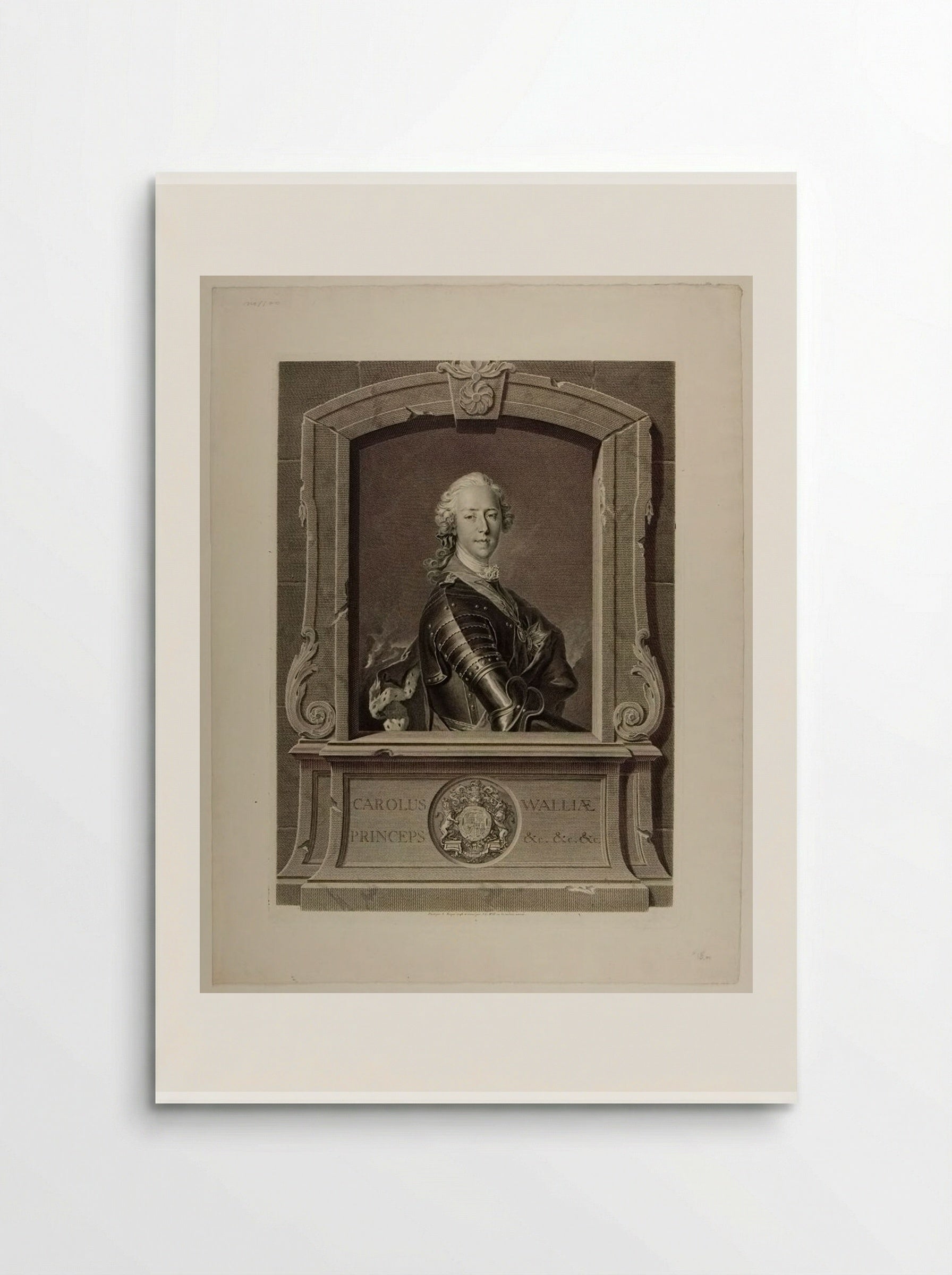 Charles Edward Stuart, the Pretender - Johann Georg Wille - Poster