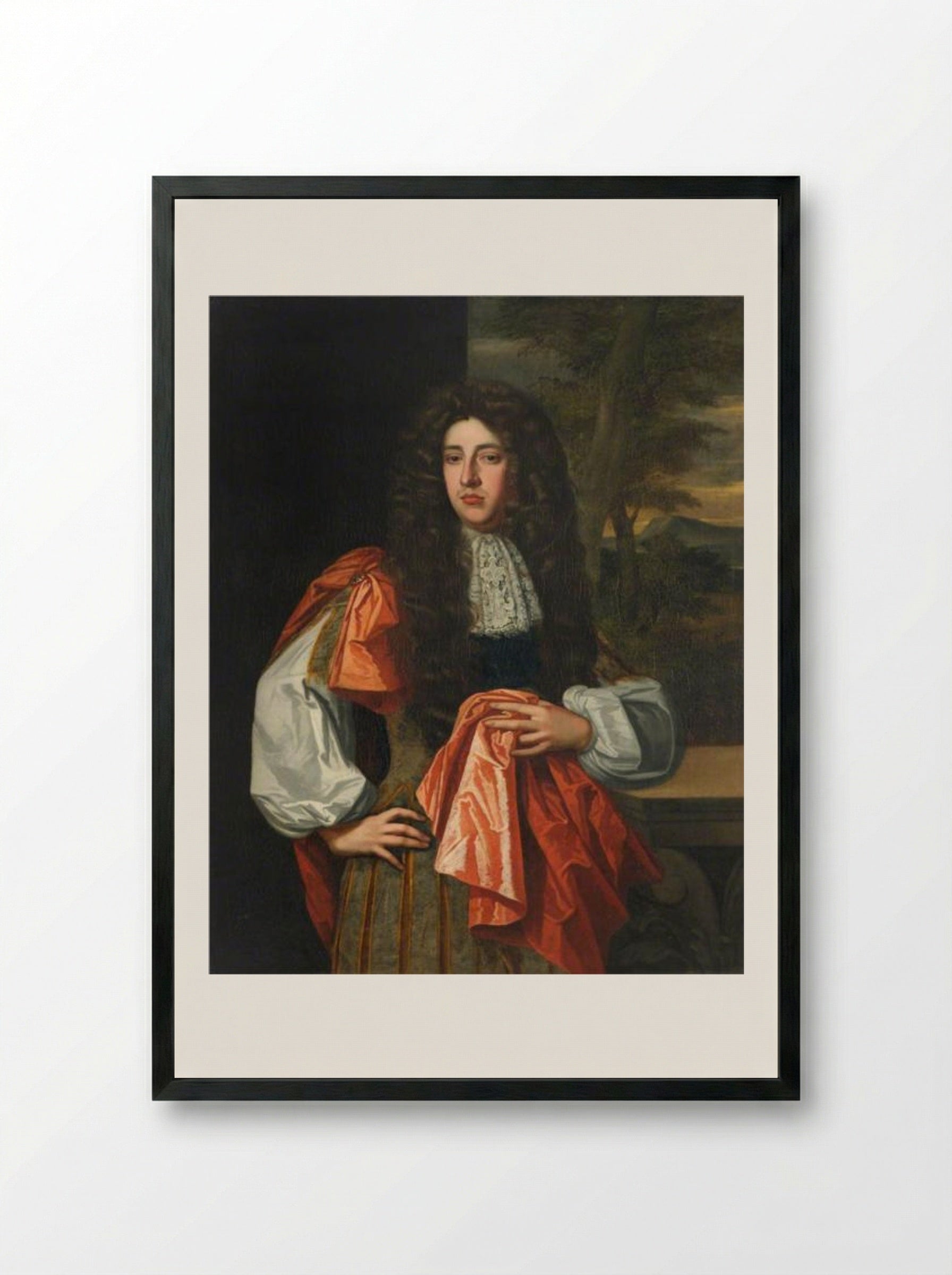 Charles Fanshawe, 4th Viscount Fanshawe of Dromore - John Riley - Framed Print Black