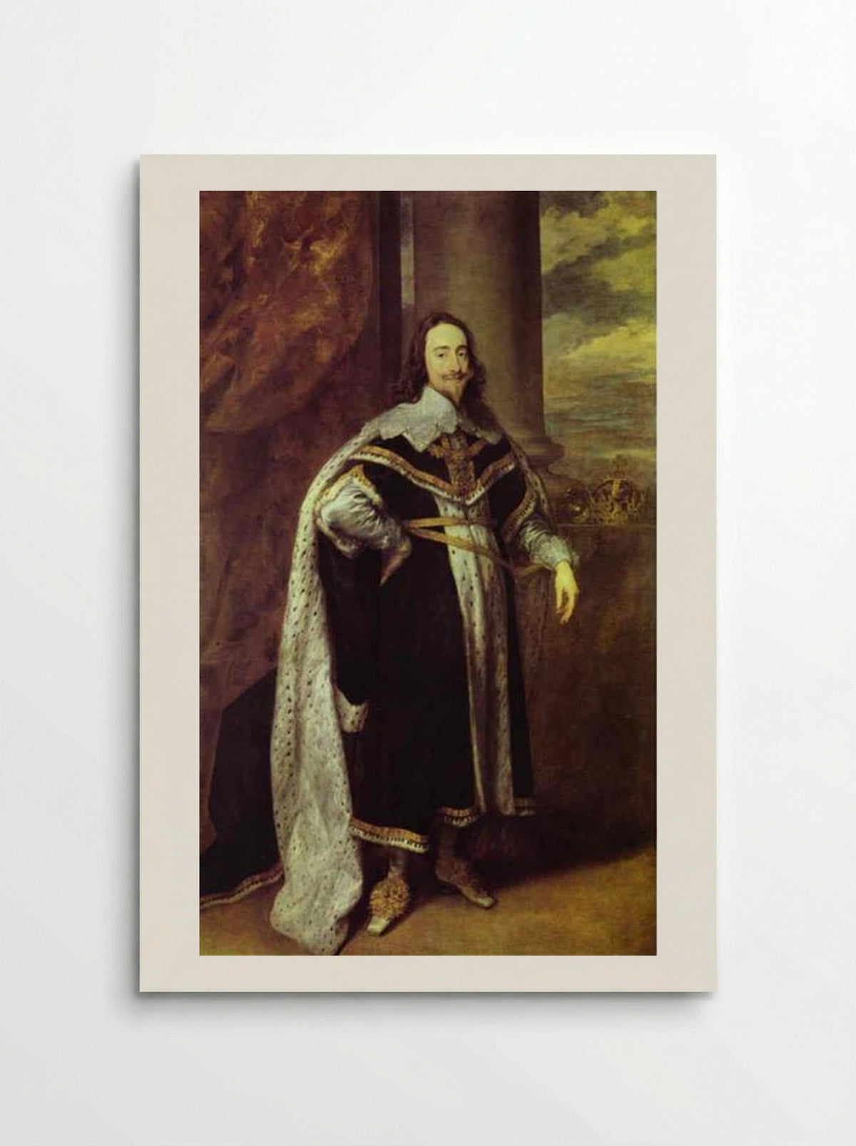Charles I in Garter Robes - Anthony van Dyck - Poster