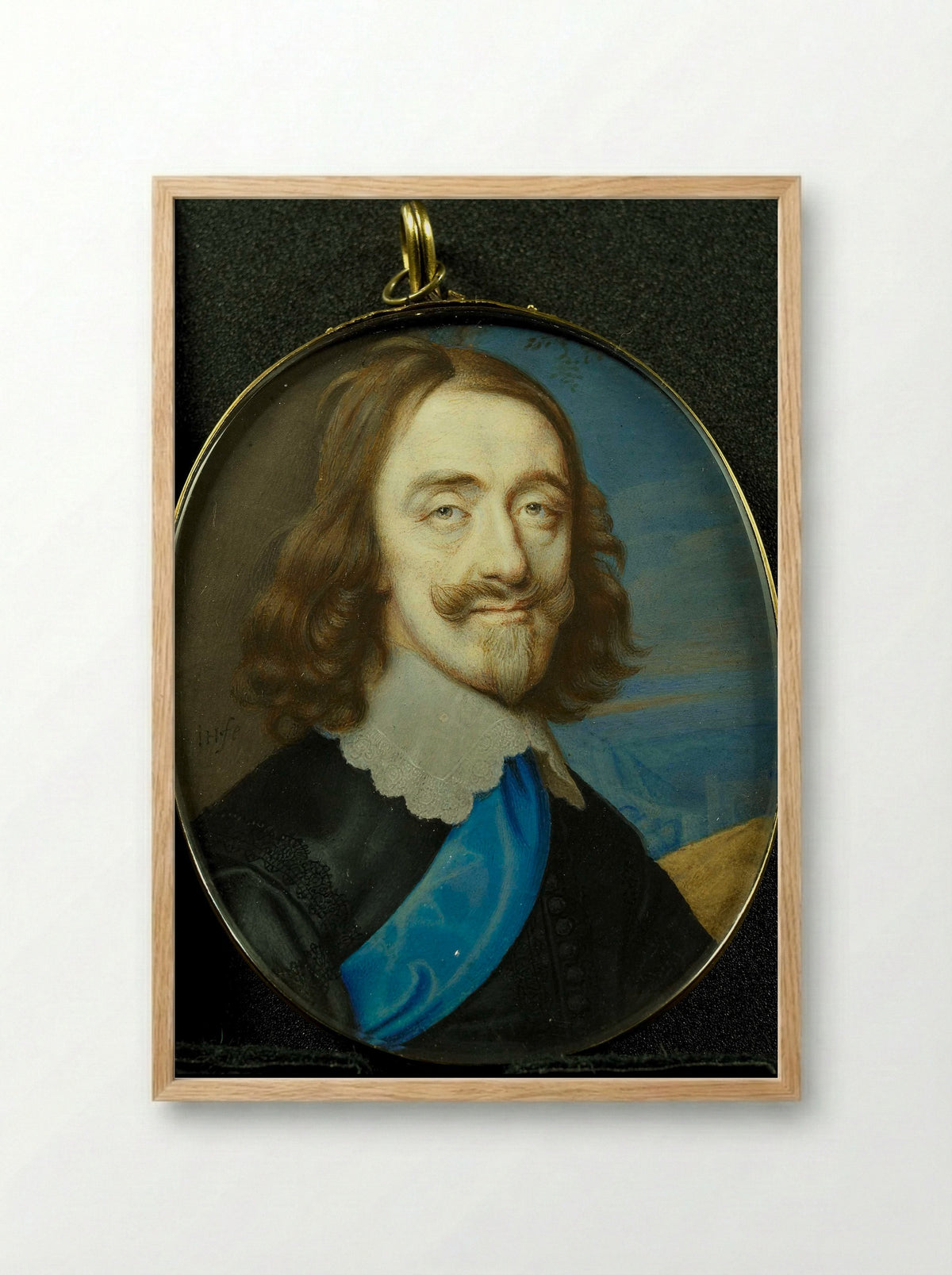 Charles I - John Hoskins - Framed Print Wood