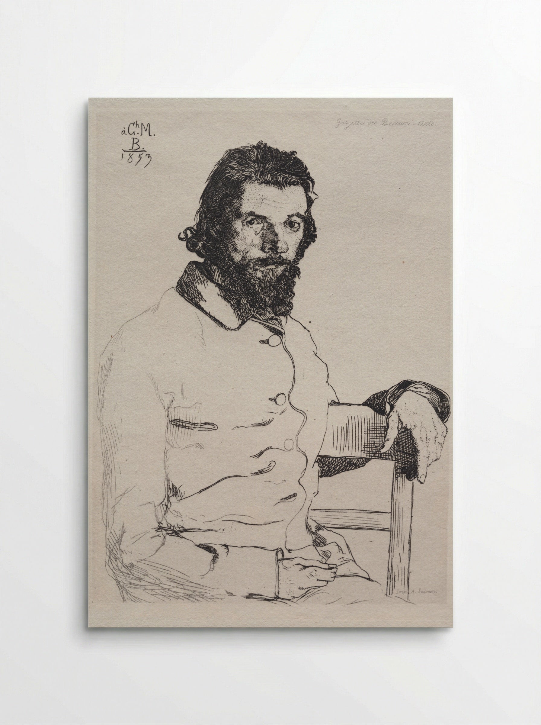 Charles Méryon - Félix Bracquemond - Poster