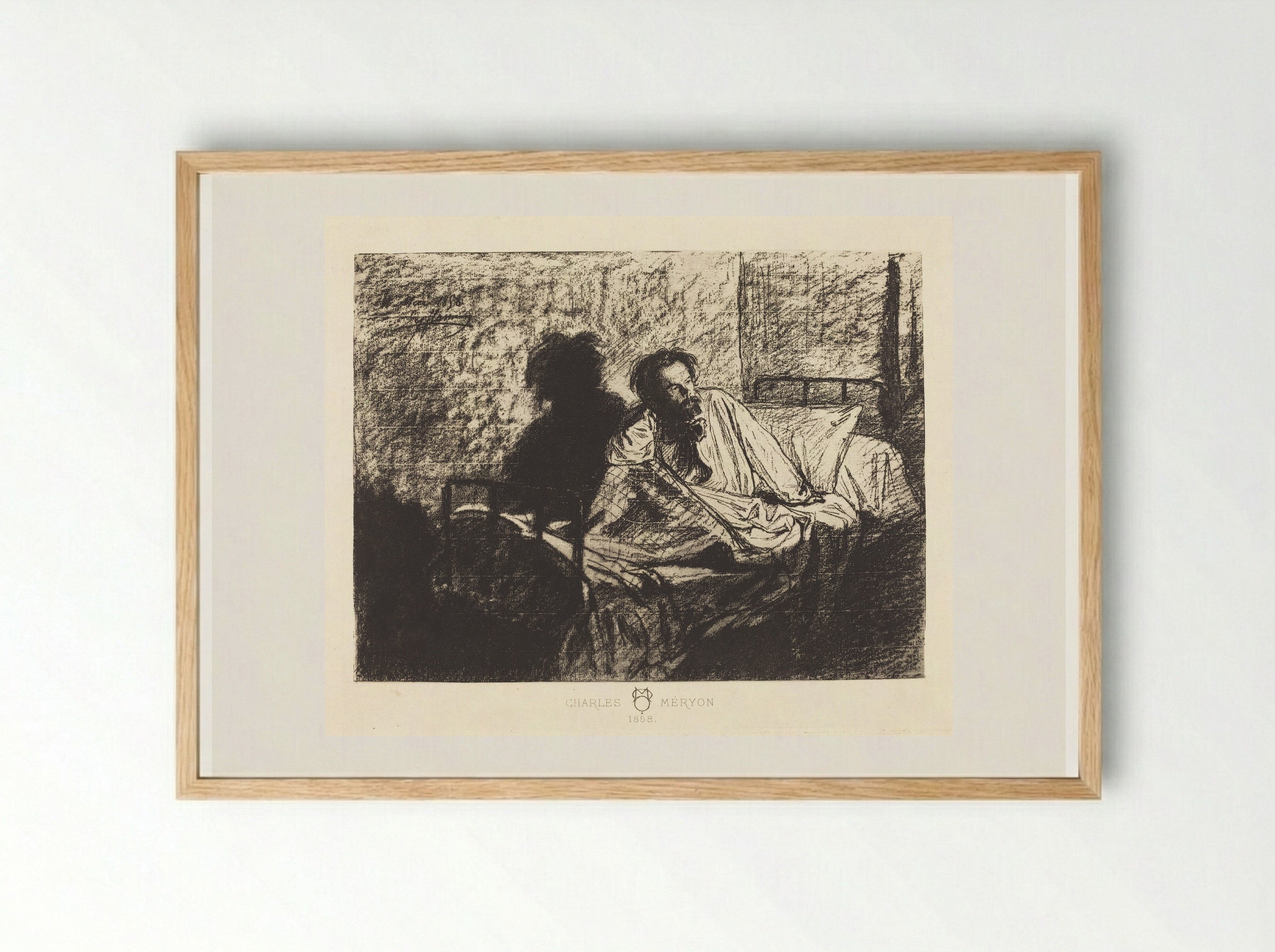 Charles Meryon - Léopold Flameng - Framed Print Wood
