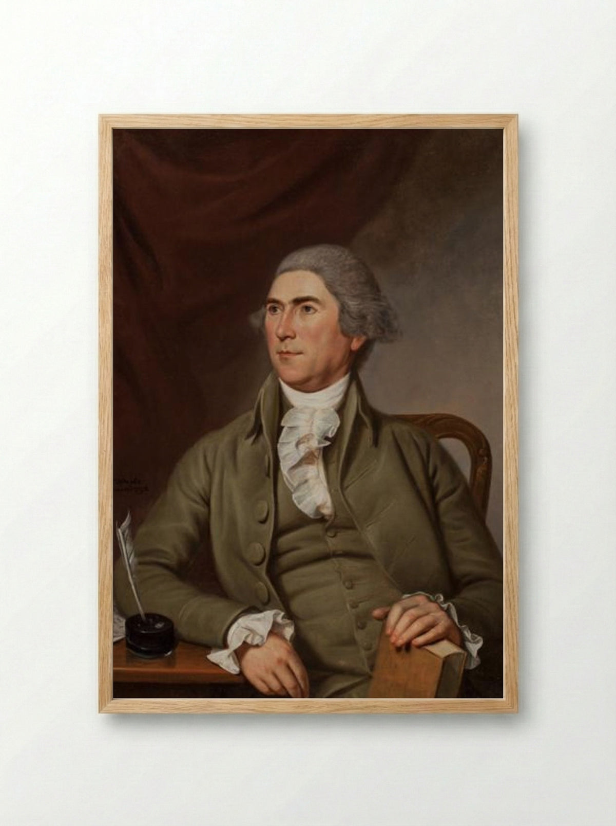 Charles Pettit - Charles Willson Peale - Framed Print Wood
