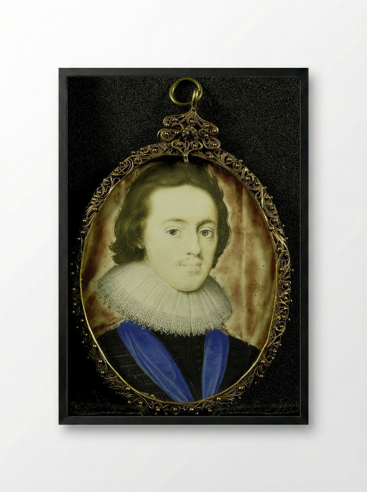 Charles Stuart, Prince of Wales - Peter Oliver - Framed Print Black