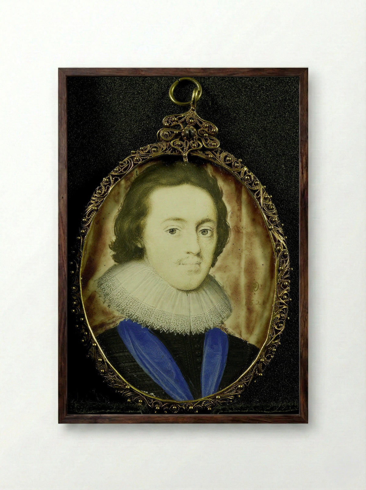 Charles Stuart, Prince of Wales - Peter Oliver - Framed Print Dark Wood