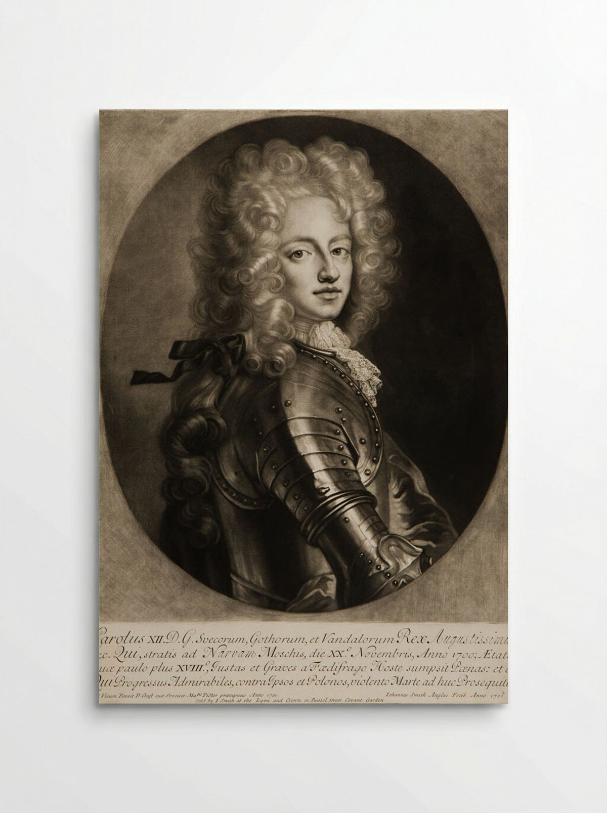 Charles XII of Sweden - John Smith - Poster