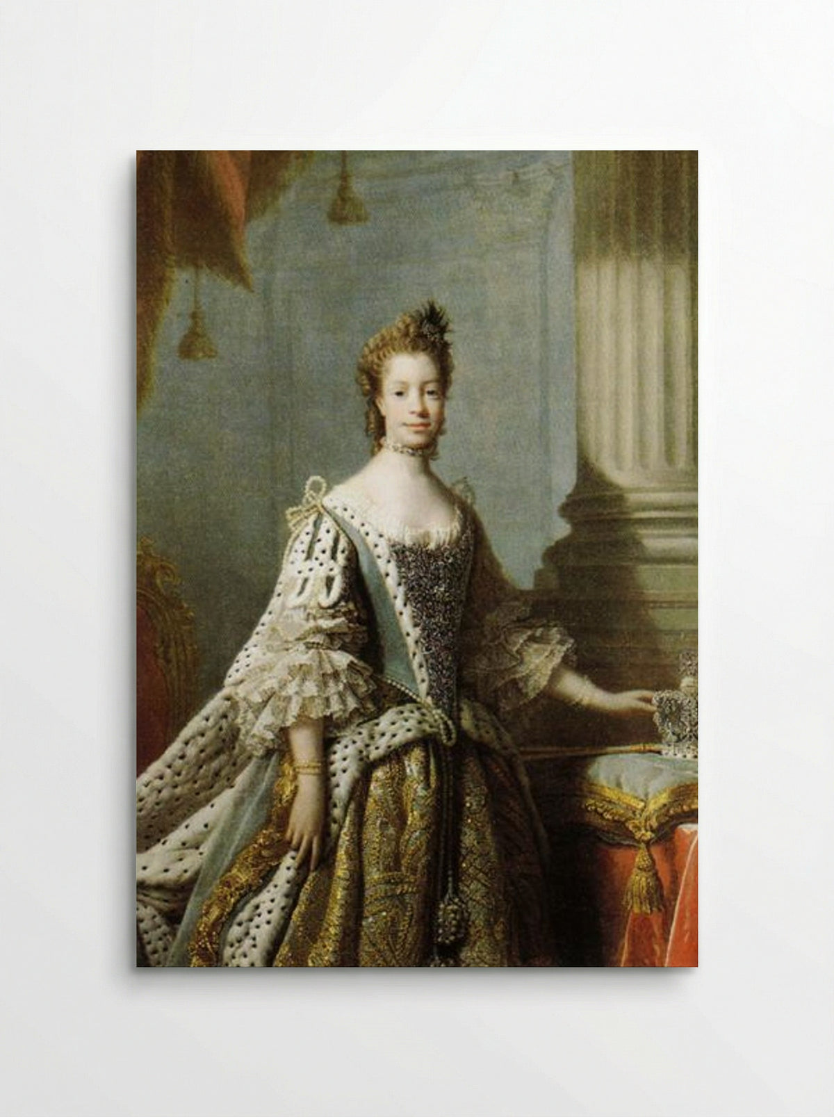 Charlotte Sophia of Mecklenburg-Strelitz - Allan Ramsay - Poster