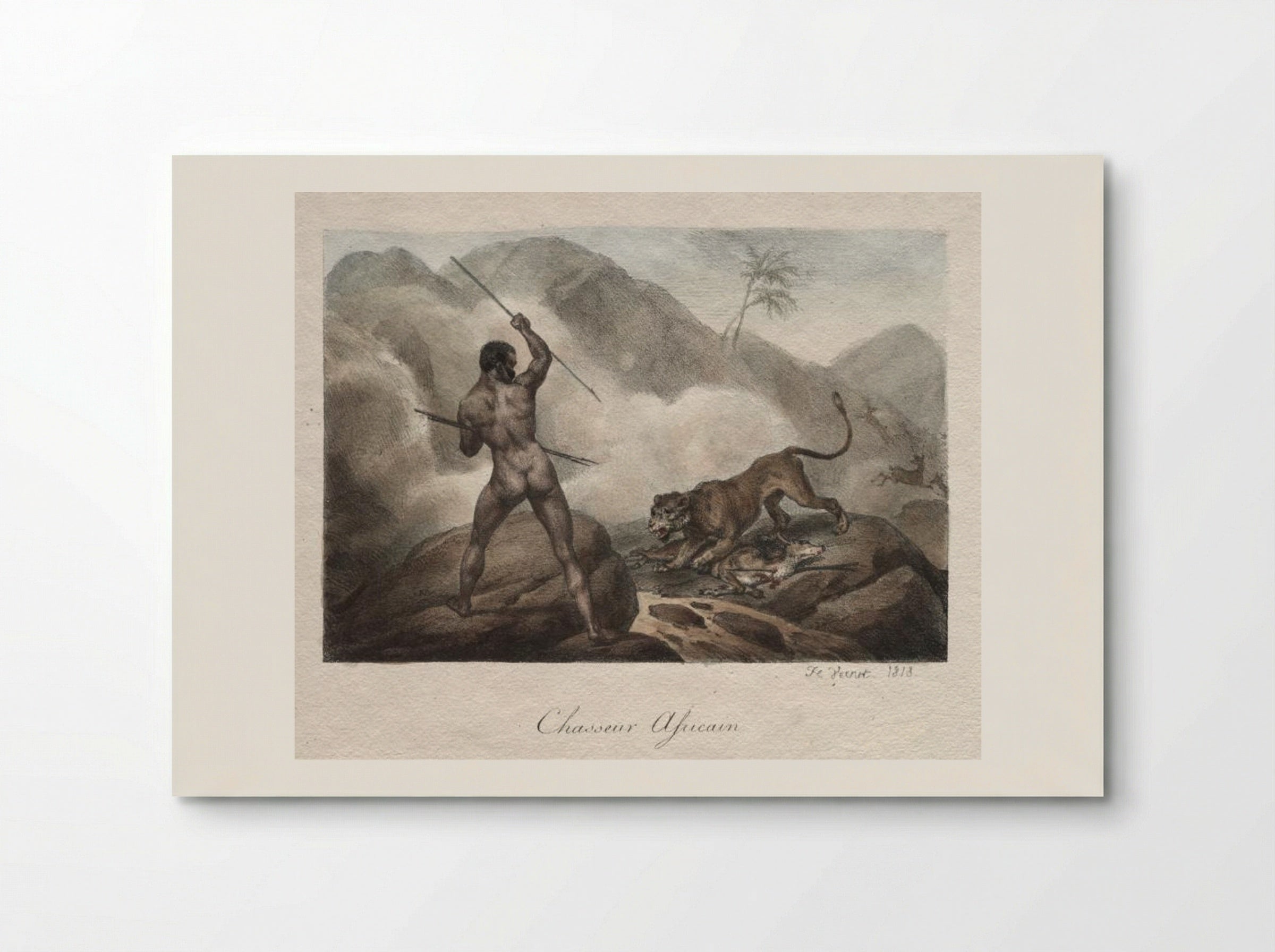 Chasseur Africain - Horace Vernet - Poster