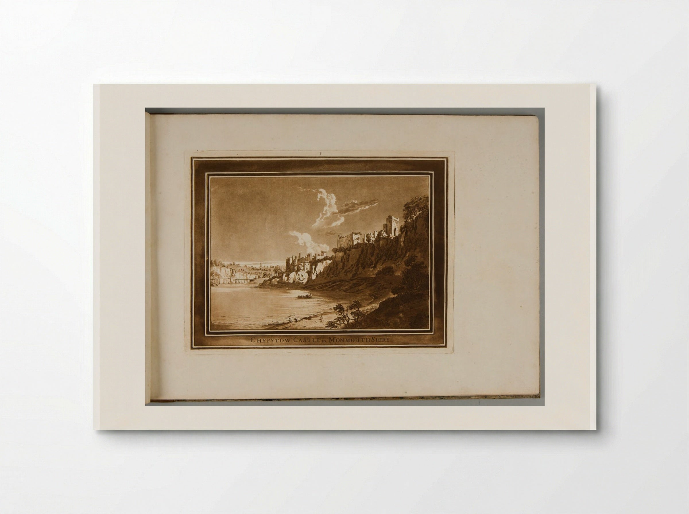 Chepstow Castle in Monmouthshire - Paul Sandby - Poster