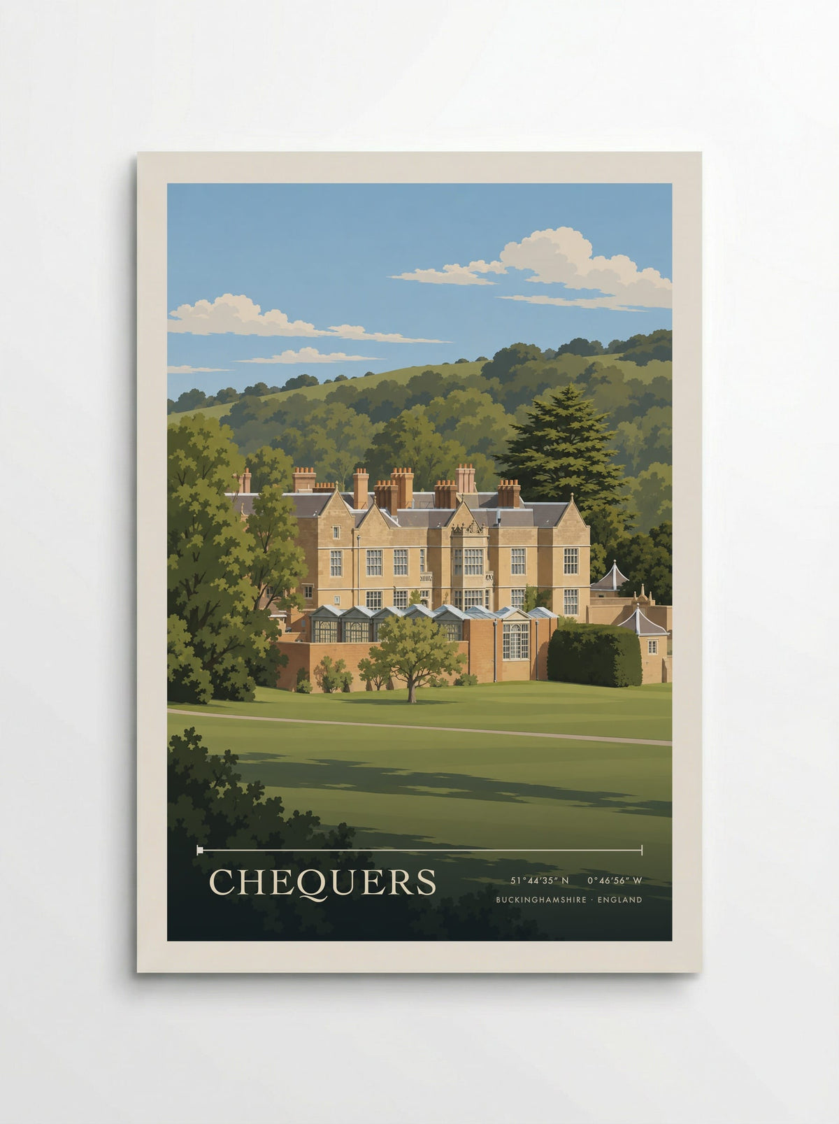 Chequers, Buckinghamshire | Travel Poster - Poster