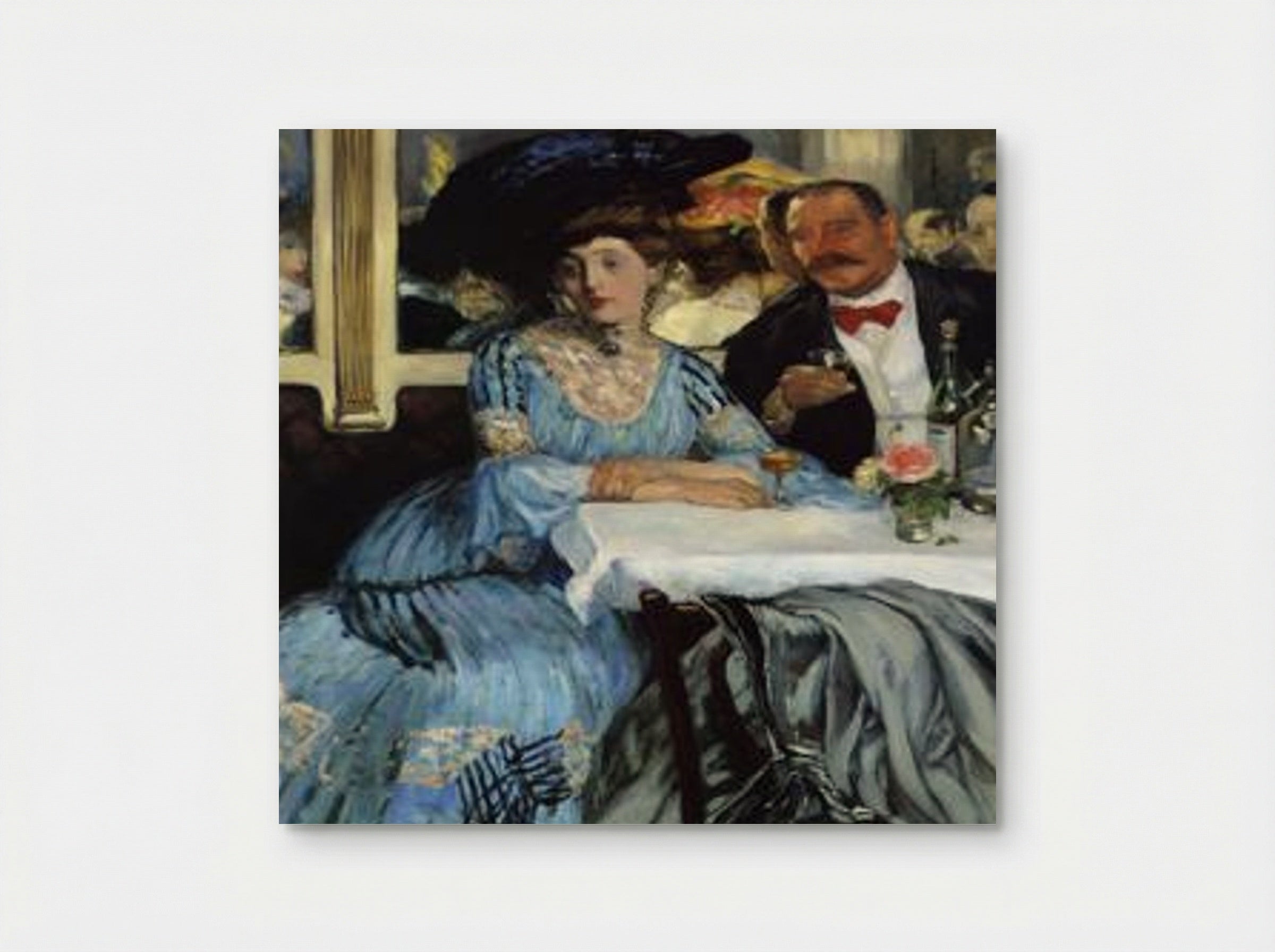 Chez Mouquin - William James Glackens - Poster