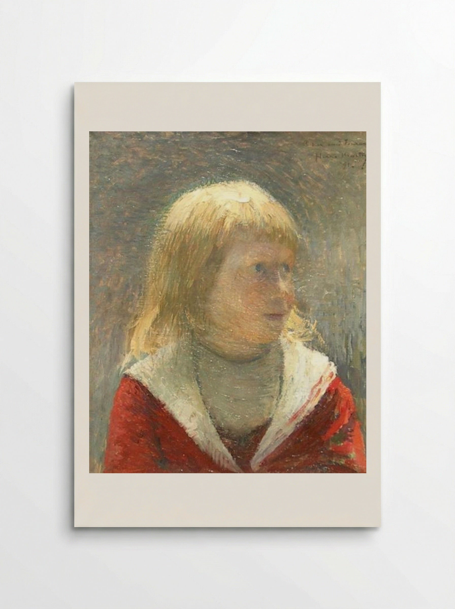 Child in Red Jacket - Henri Martin - Poster