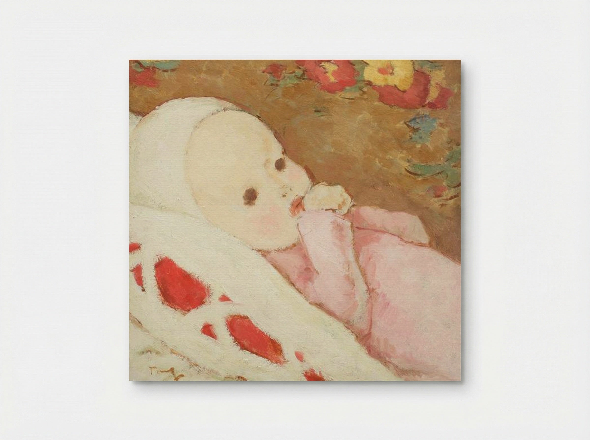 Child in Rose - Nicolae Tonitza - Poster