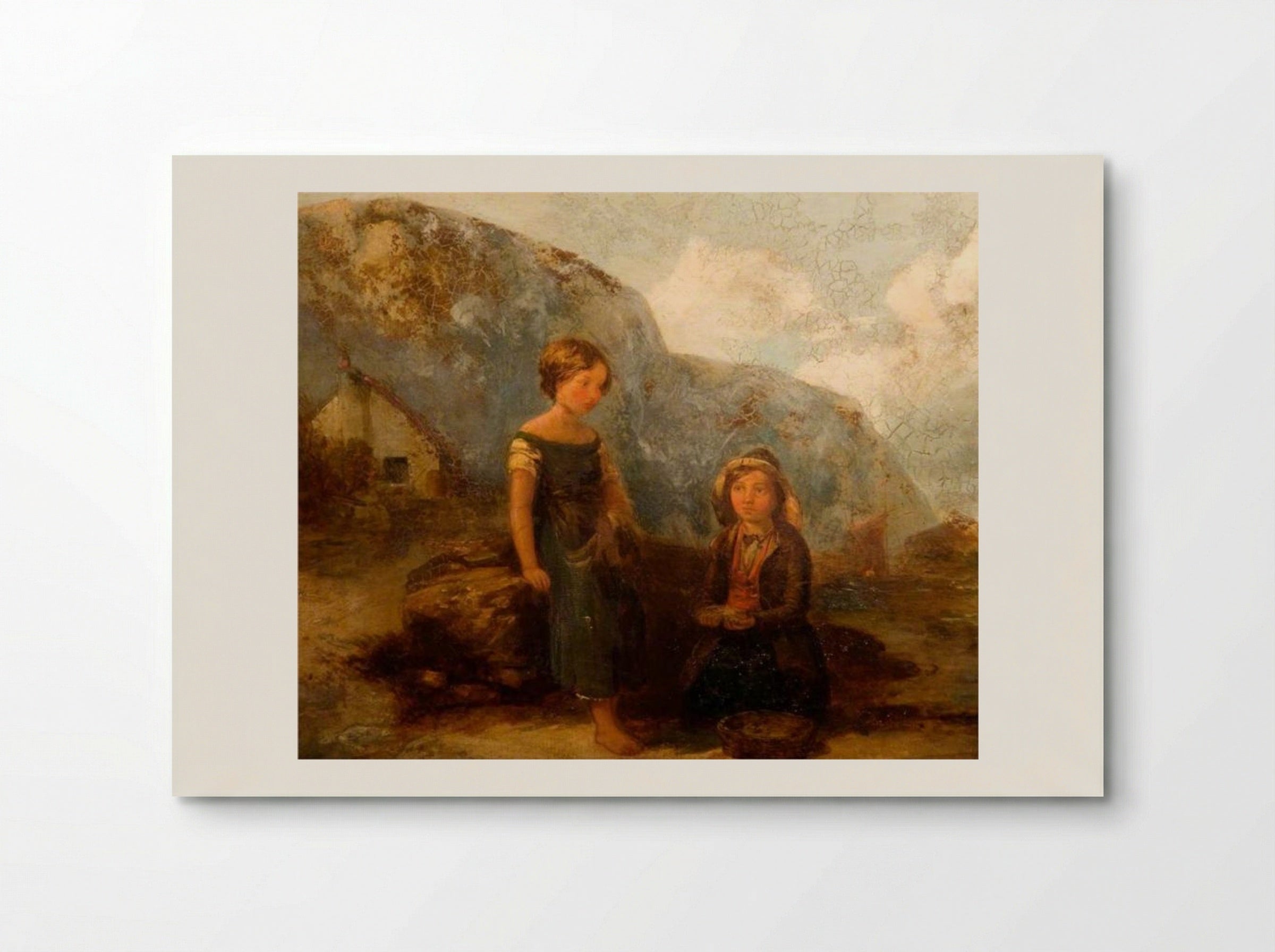 Children Gathering Seaweed - William Collins - Poster