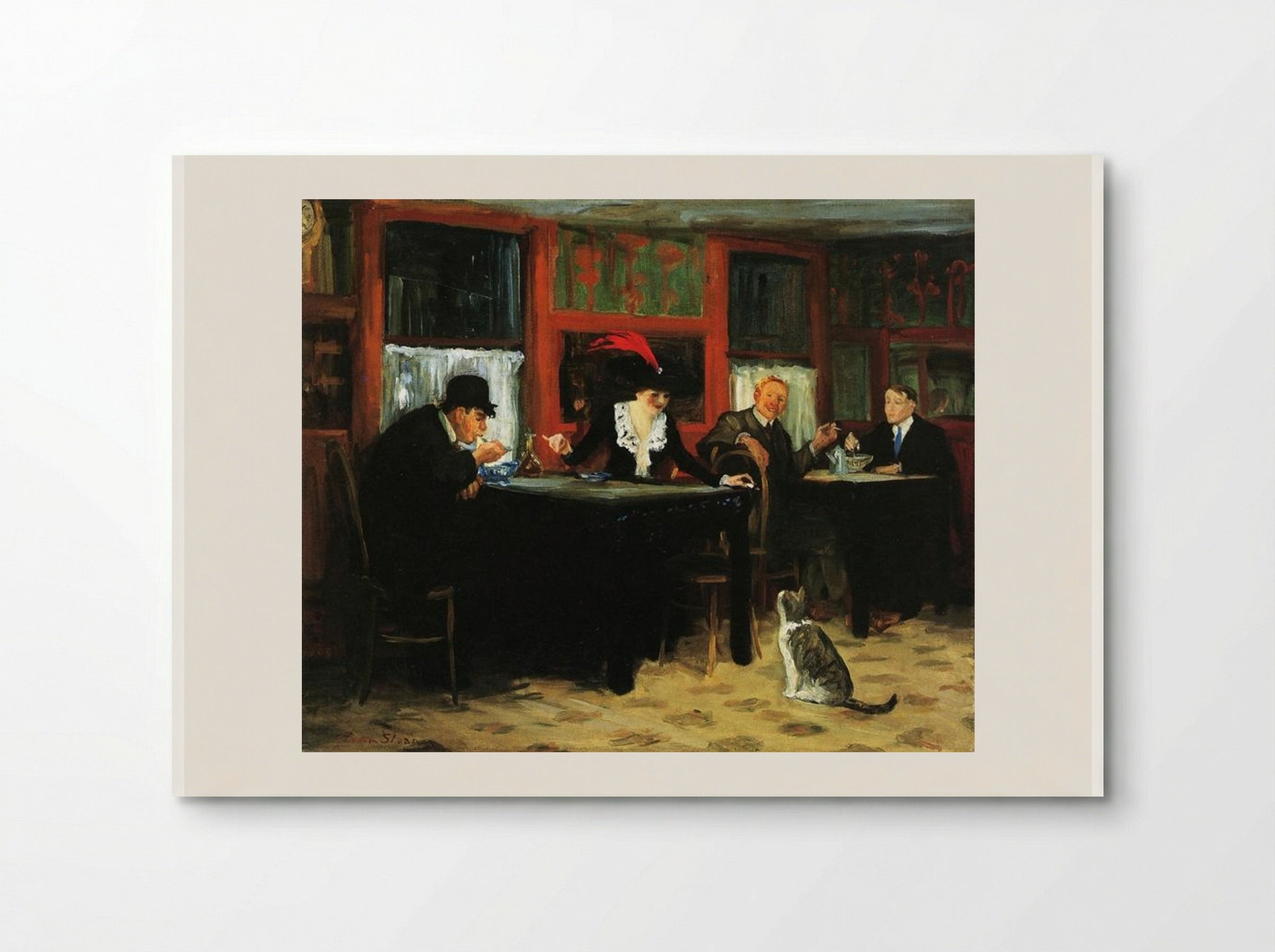 Chinese Restaurant - John French Sloan - Poster