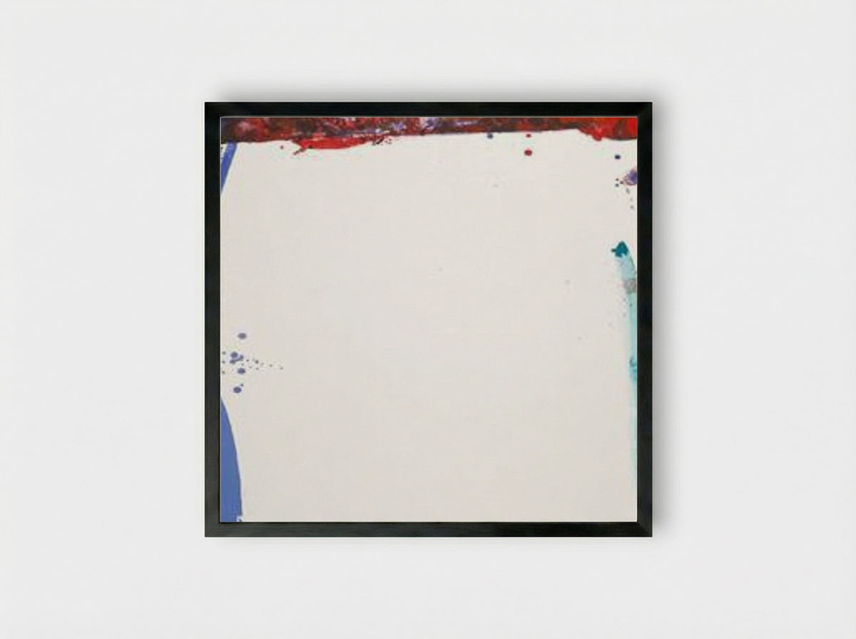 Chinese Wall - Sam Francis - Framed Print Black
