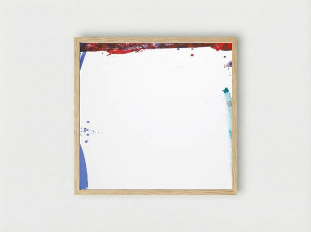 Chinese Wall - Sam Francis - Framed Print Wood