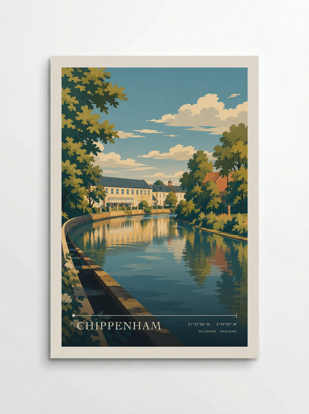 Chippenham, Wiltshire | Travel Poster - Poster