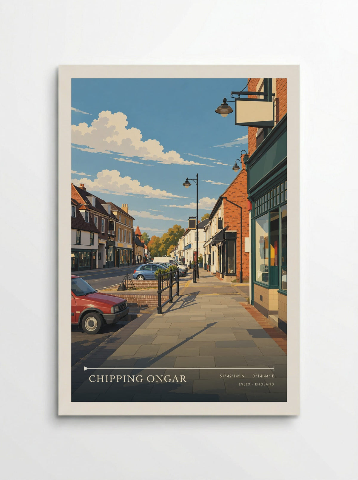 Chipping Ongar, Essex | Travel Poster - Poster