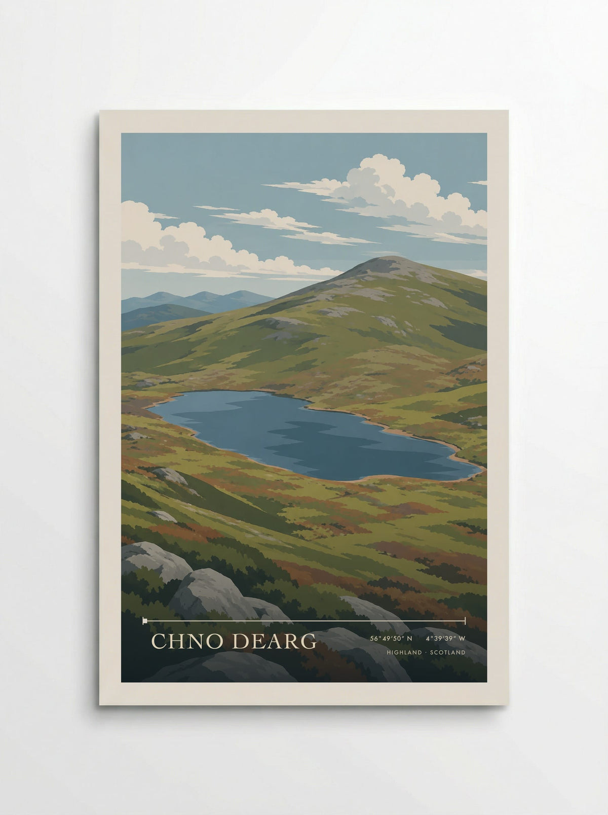 Chno Dearg, Highland | Travel Poster - Poster