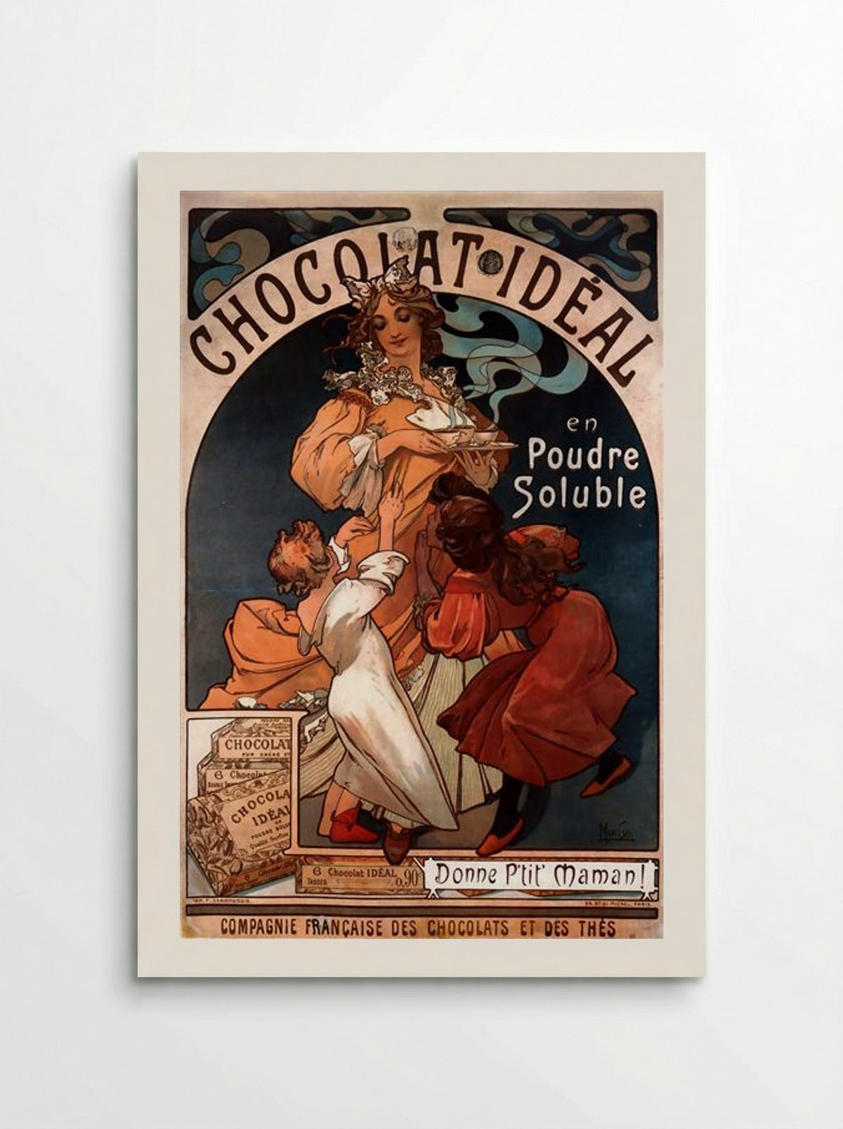 Chocolat Idéal - Alphonse Mucha - Poster