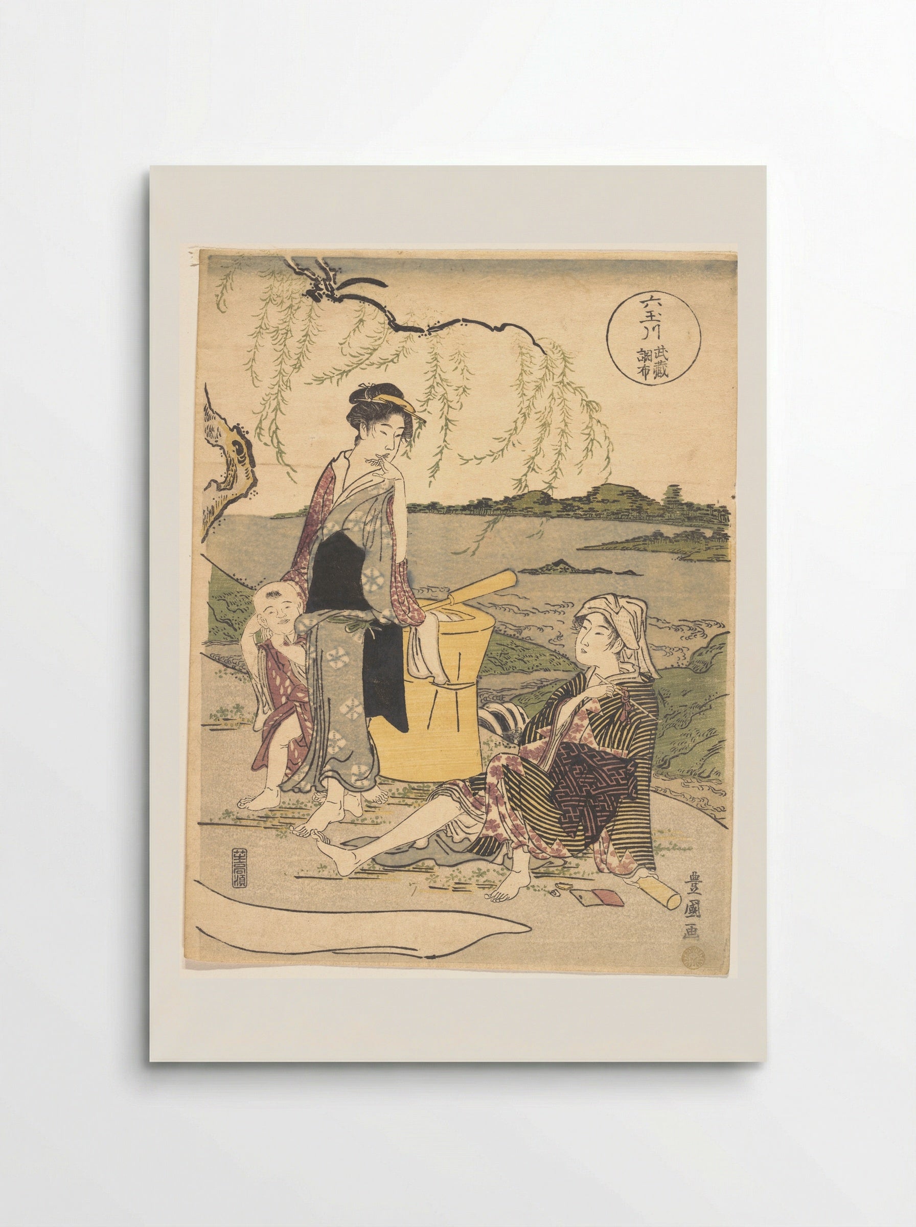 Chofu no Tamagawa - Utagawa Toyokuni I - Poster