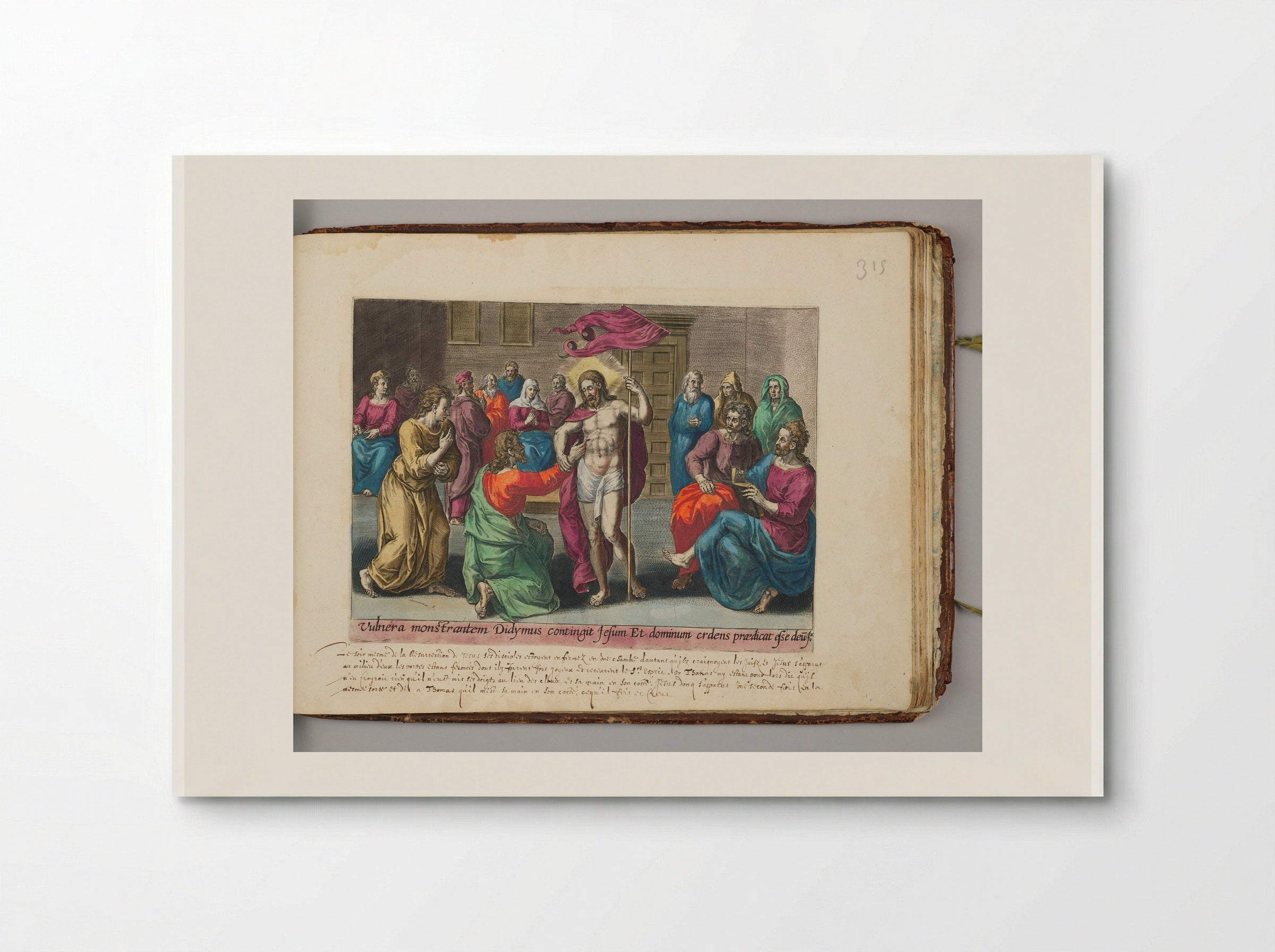 Christ Appearing to Didymus (Thomas) - Hans Collaert the Elder - Poster