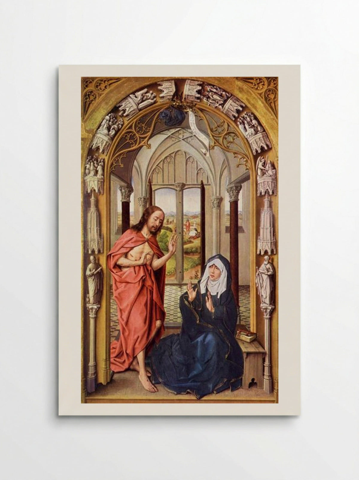 Christ Appearing to His Mother - Rogier van der Weyden - Poster