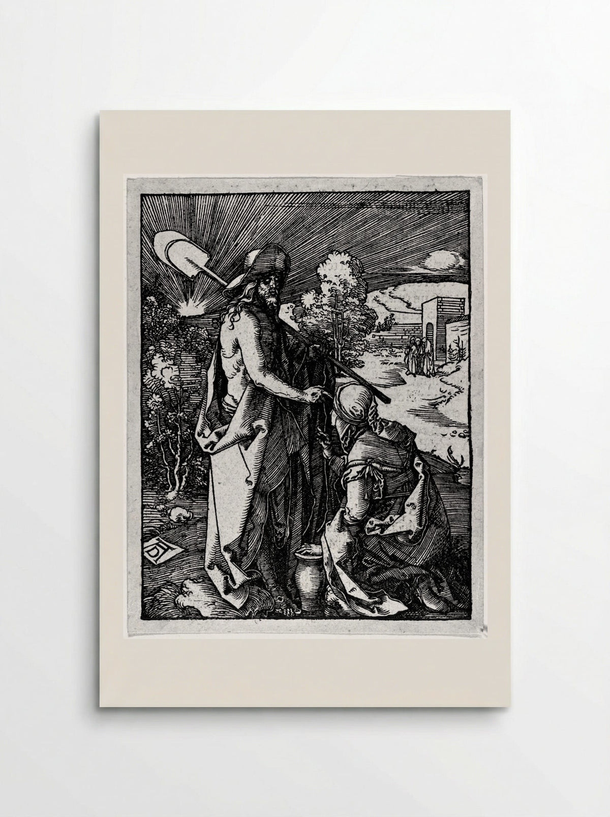 Christ Appearing to Mary Magdalen - Albrecht Dürer - Poster