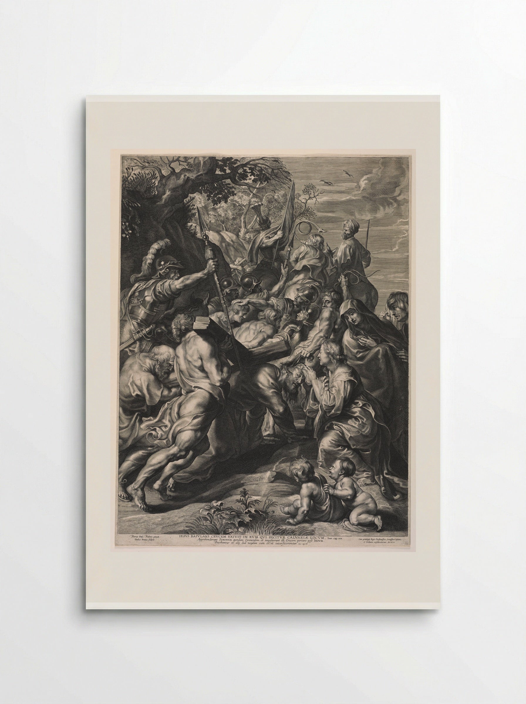 Christ Bearing the Cross - Paulus Pontius - Poster