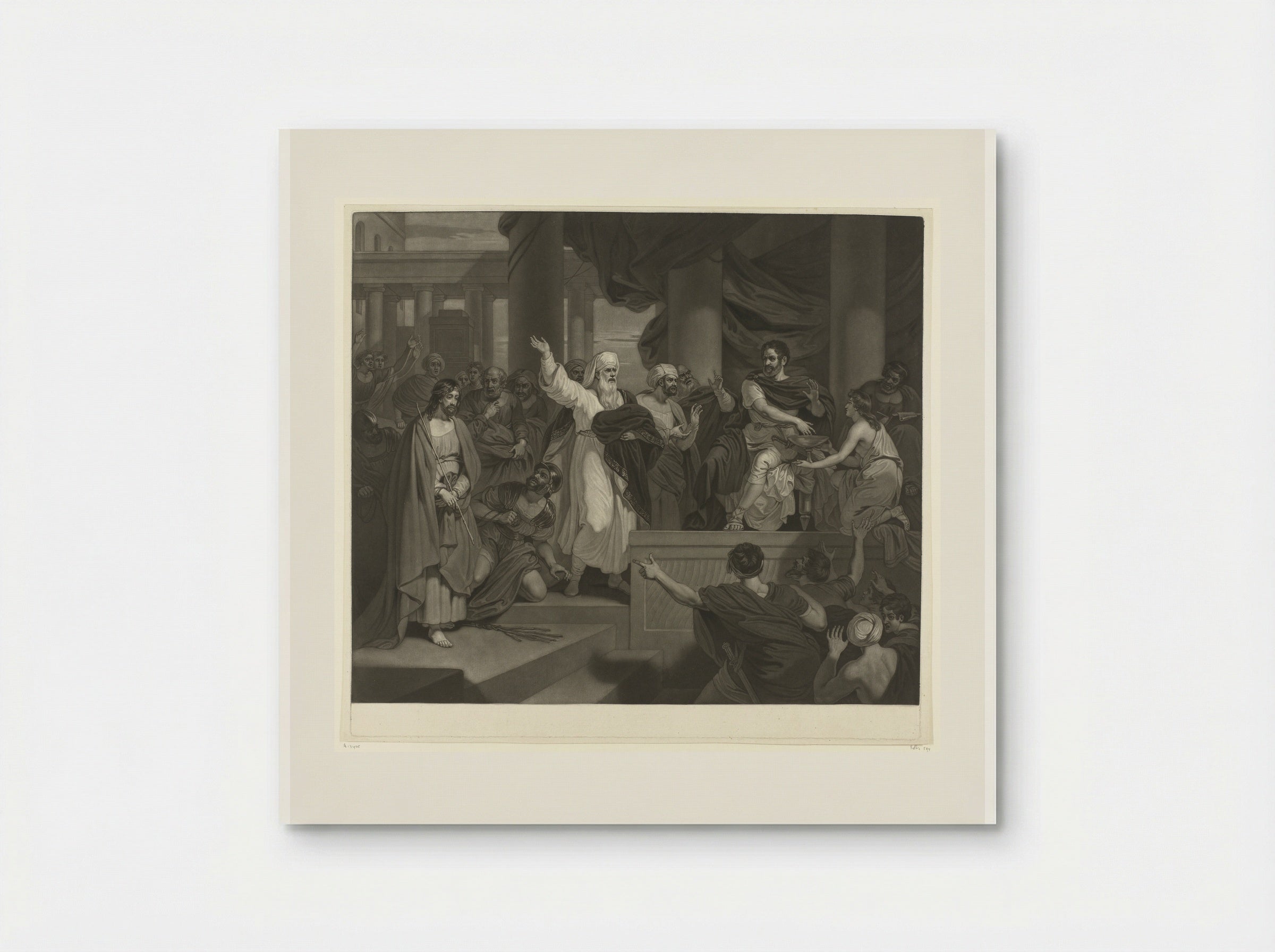 Christ Before Pilate - Charles Howard Hodges - Poster