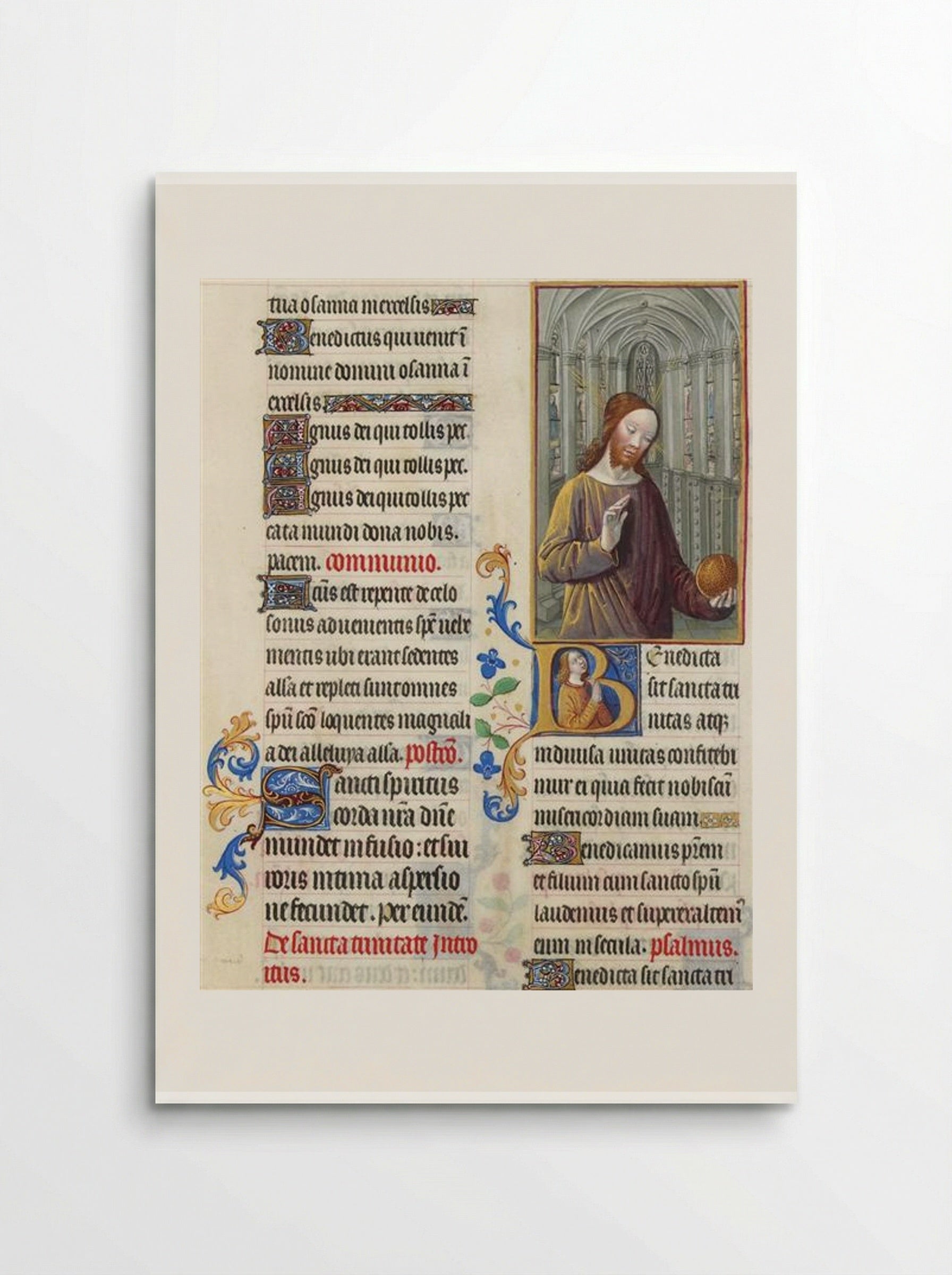 Christ Blessing the World - Limbourg brothers - Poster