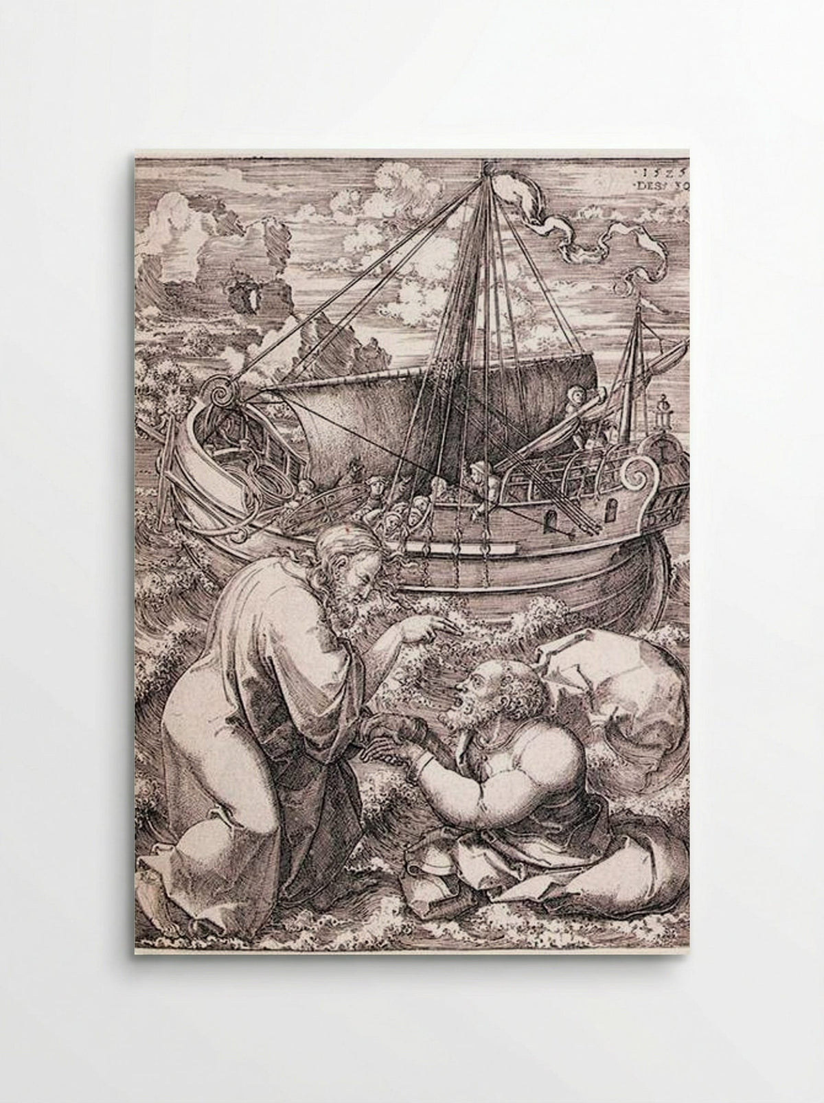 Christ Calling Peter and Andrew - Dirck Vellert - Poster