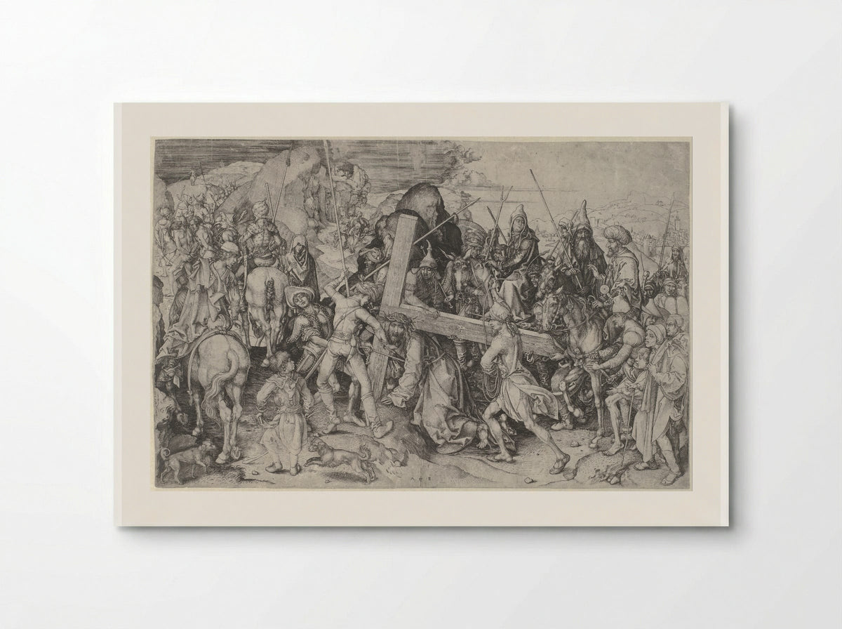 Christ Carrying the Cross - Martin Schongauer - Poster