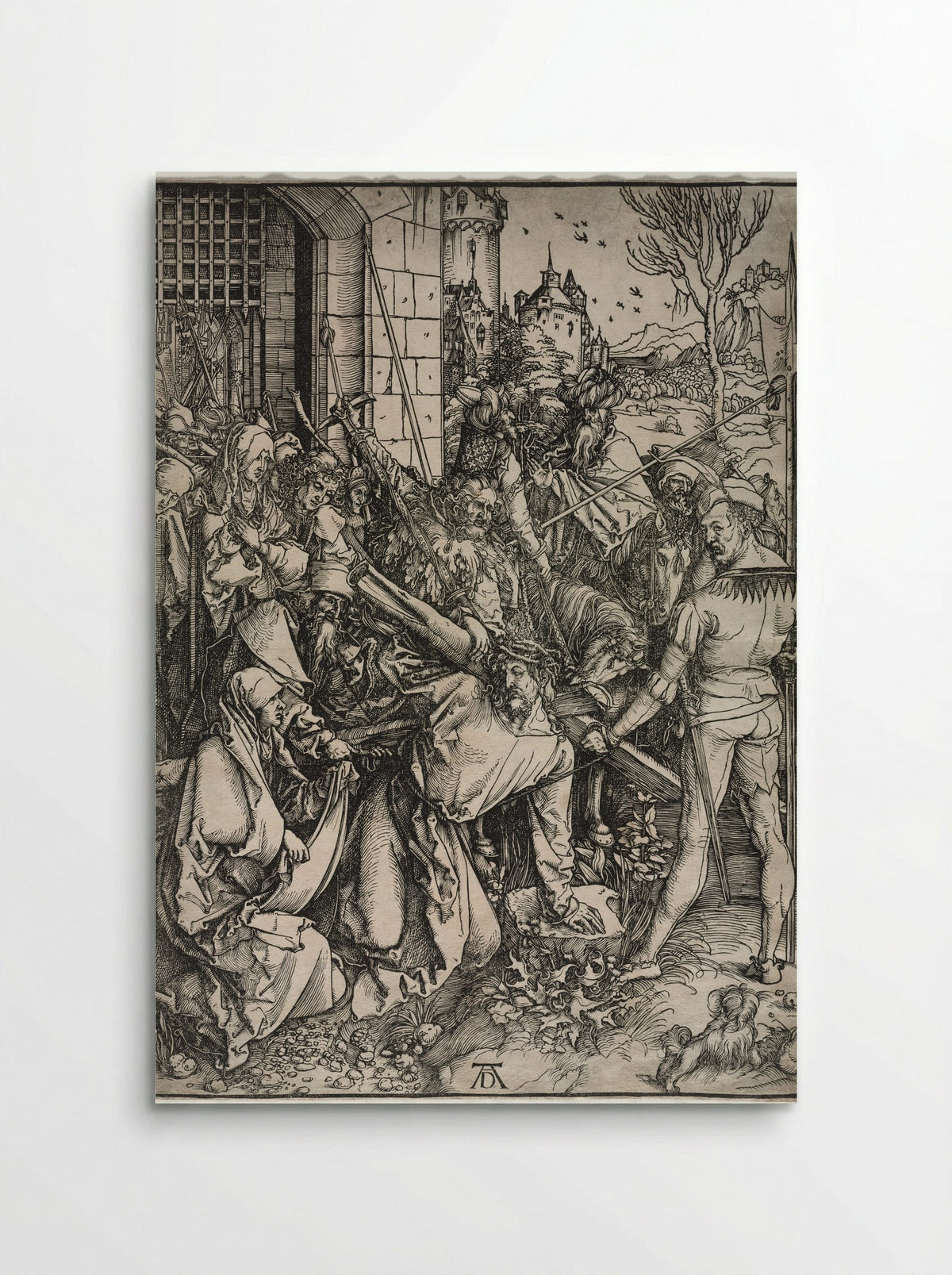 Christ Carrying the Cross - Albrecht Dürer - Poster