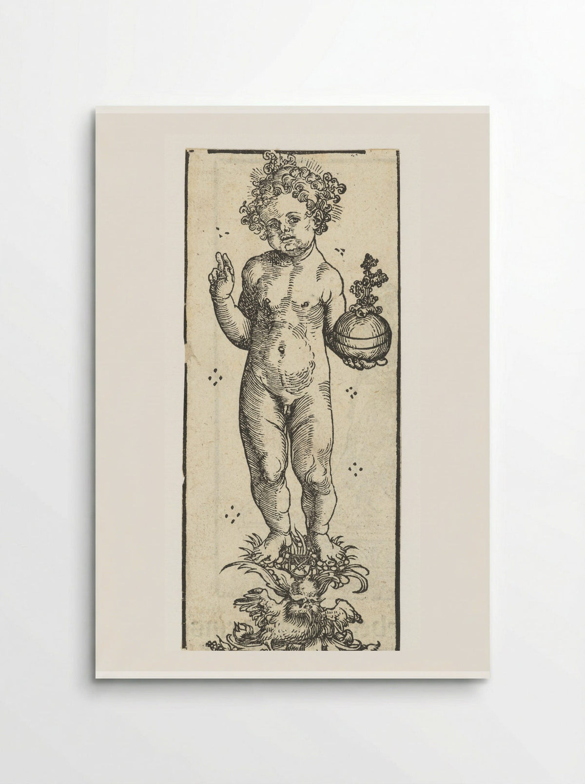 Christ Child with Orb - Lucas Cranach the Elder - Poster