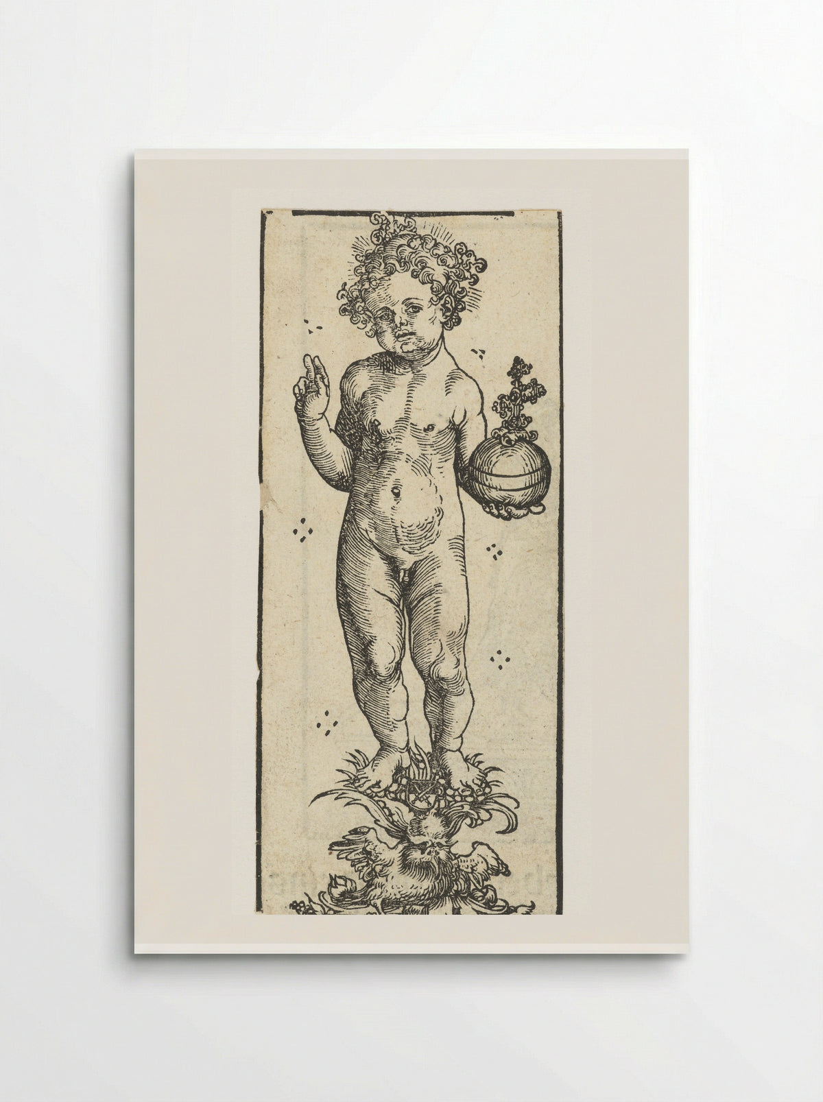 Christ Child with Orb - Lucas Cranach the Elder - Poster