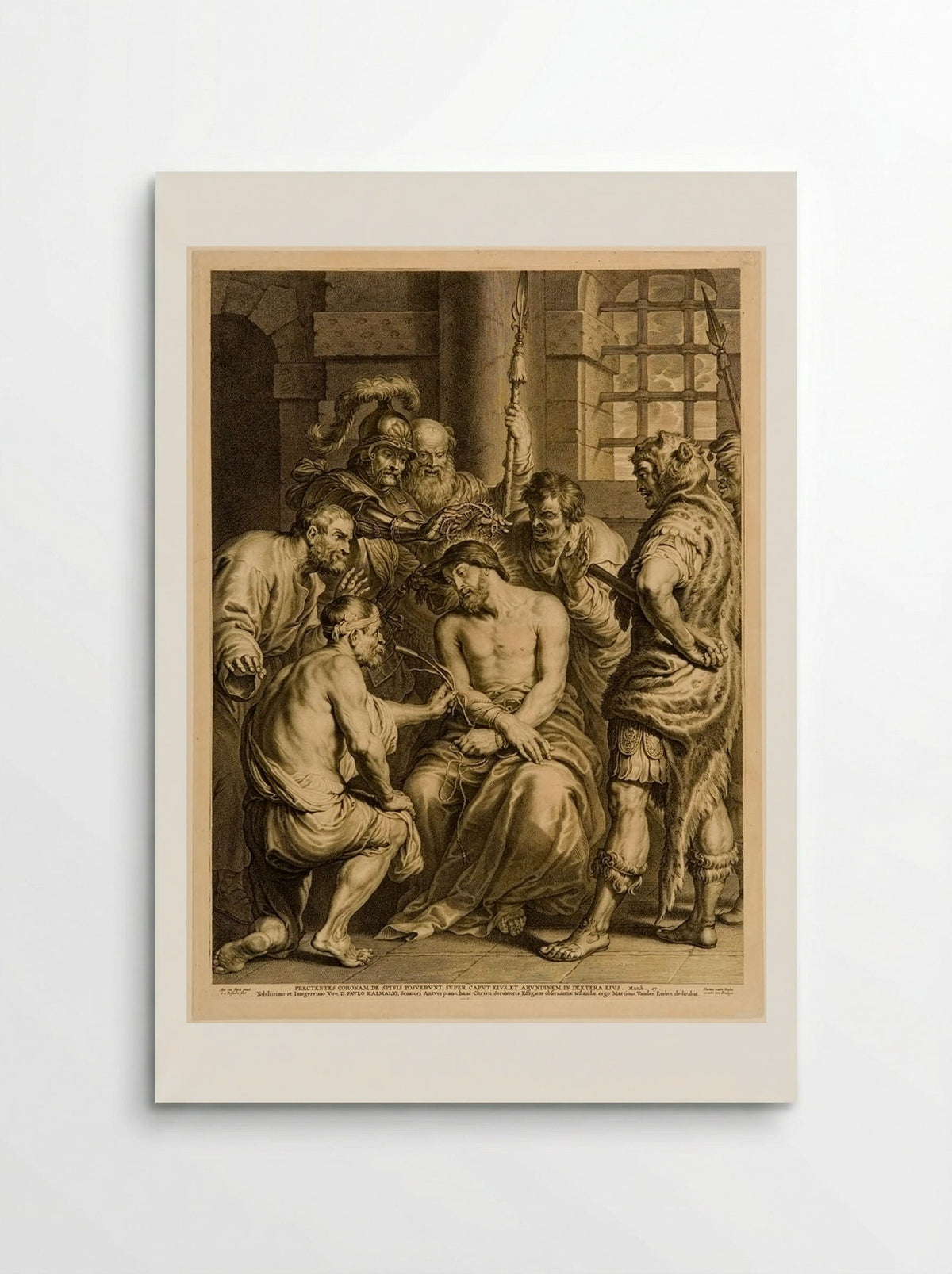 Christ Crowned with Thorns - Schelte Adamsz. Bolswert - Poster