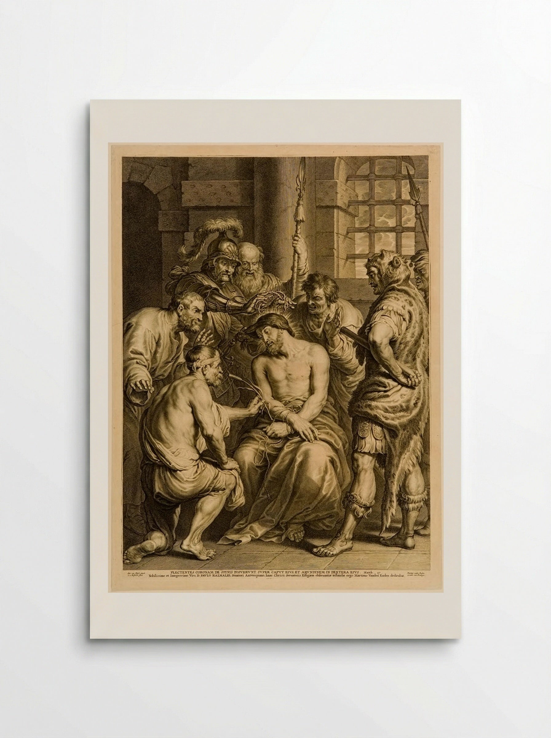Christ Crowned with Thorns - Schelte Adamsz. Bolswert - Poster