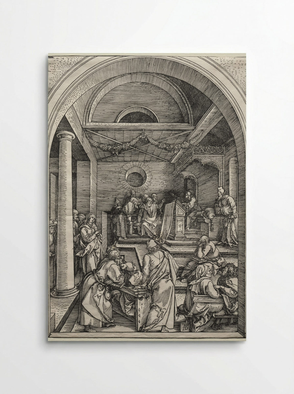 Christ Disputing with Doctors - Albrecht Dürer - Poster