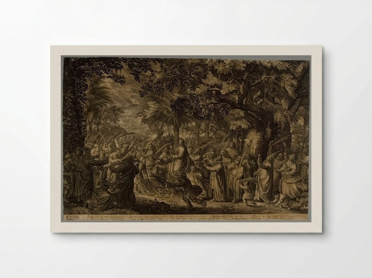 Christ Entering Jerusalem - Schelte Adamsz. Bolswert - Poster