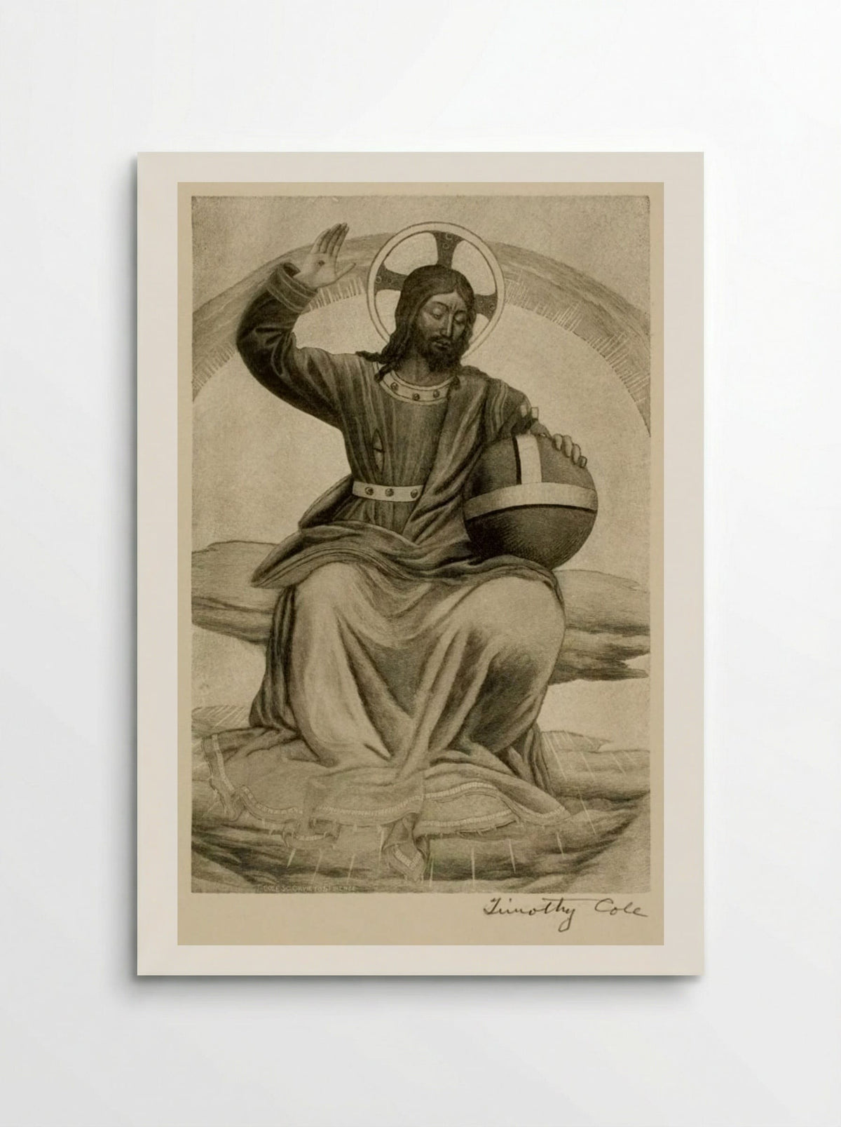 Christ Enthroned - Timothy Cole - Poster