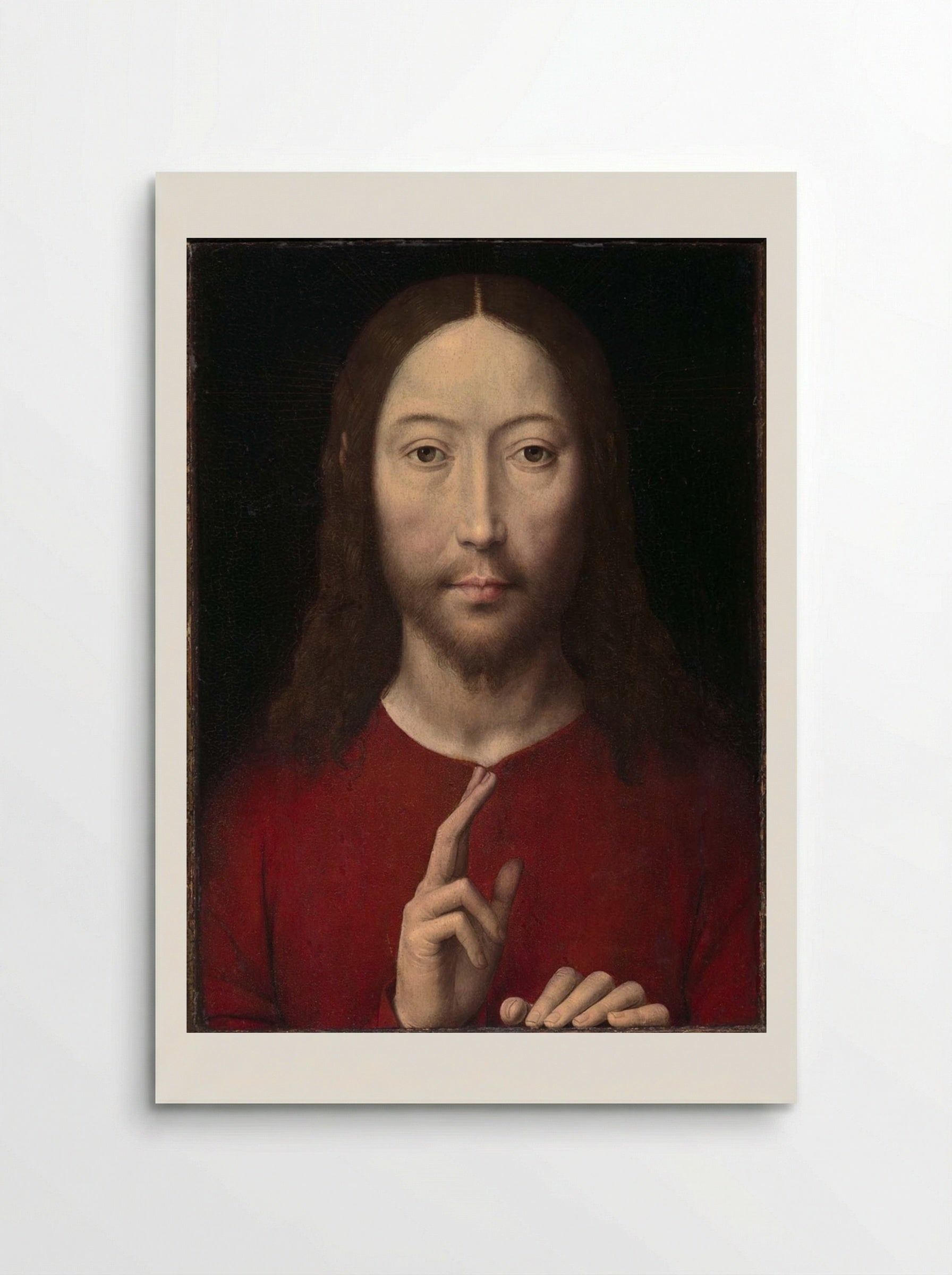 Christ Giving His Blessing - Hans Memling - Poster