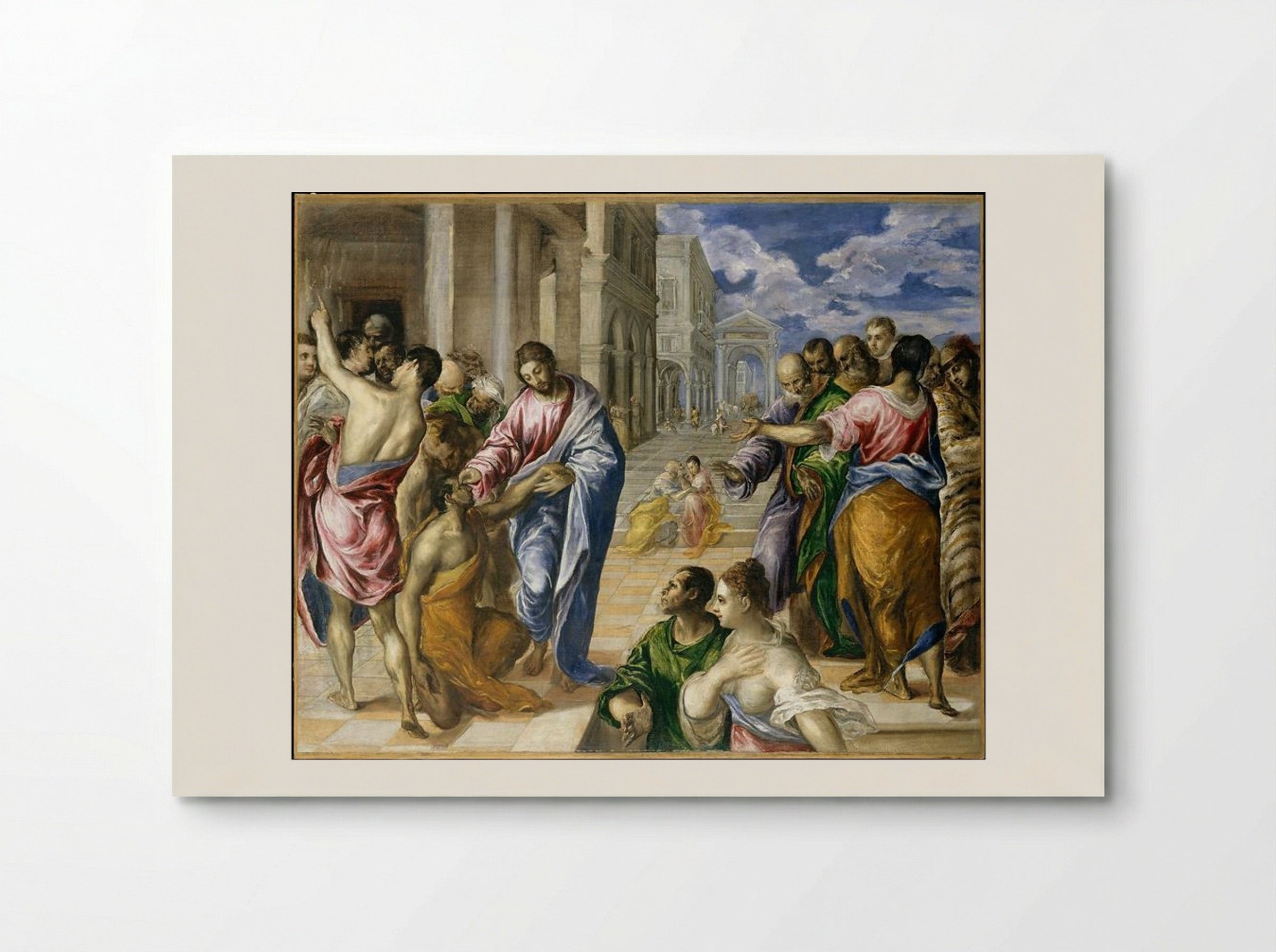 Christ Healing the Blind Man - El Greco - Poster