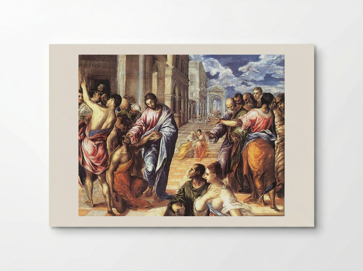 Christ Healing the Blind - El Greco - Poster