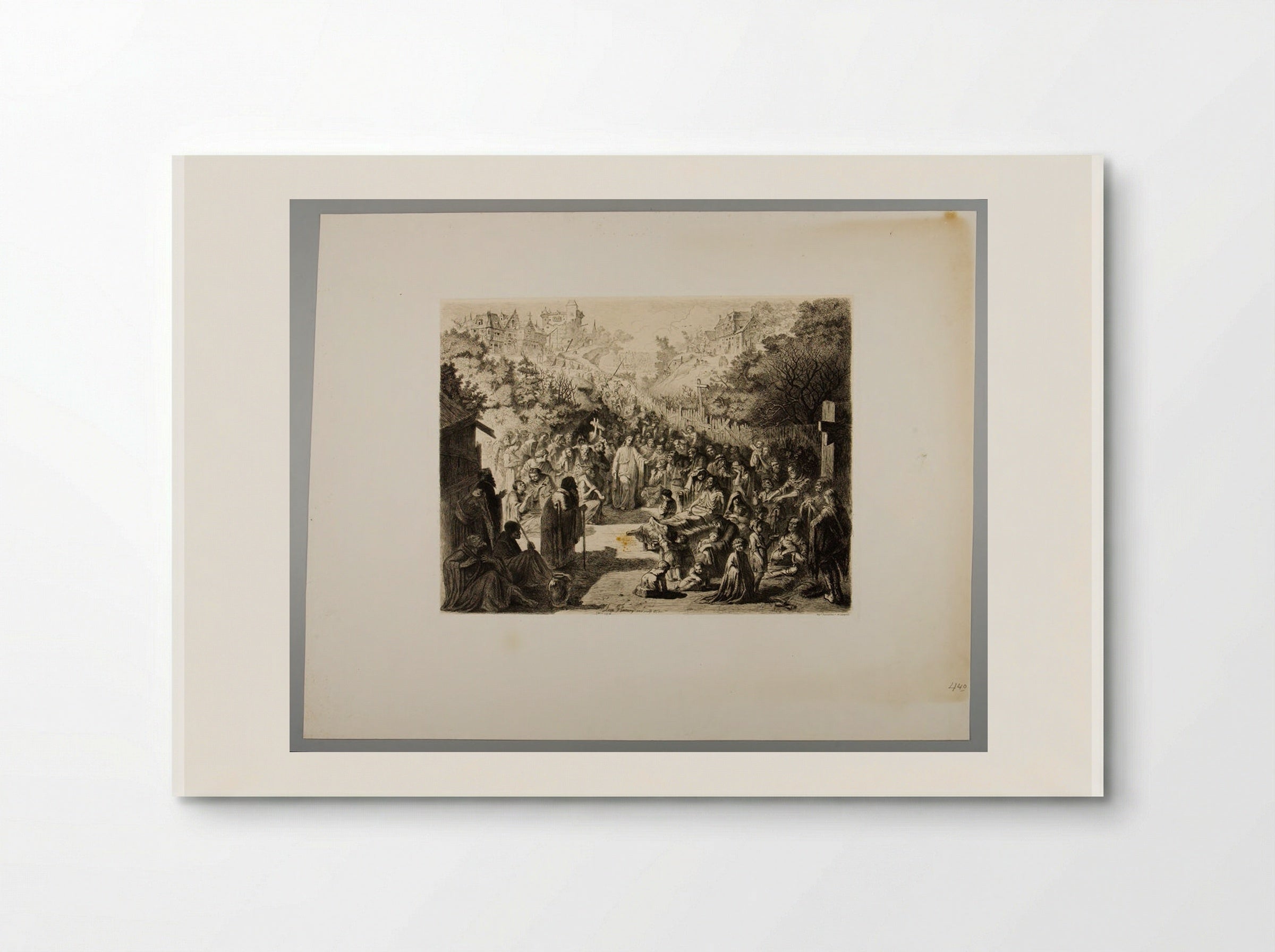Christ Healing the Sick - Léopold Flameng - Poster